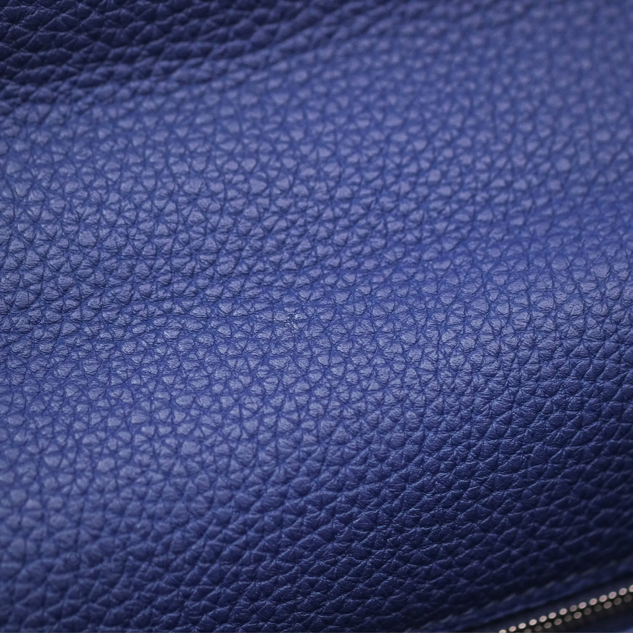 - DM/Email To Purchase - Herms Kelly 32 Retourne Touch Bleu Encre Croc TM Palladium Hardware
