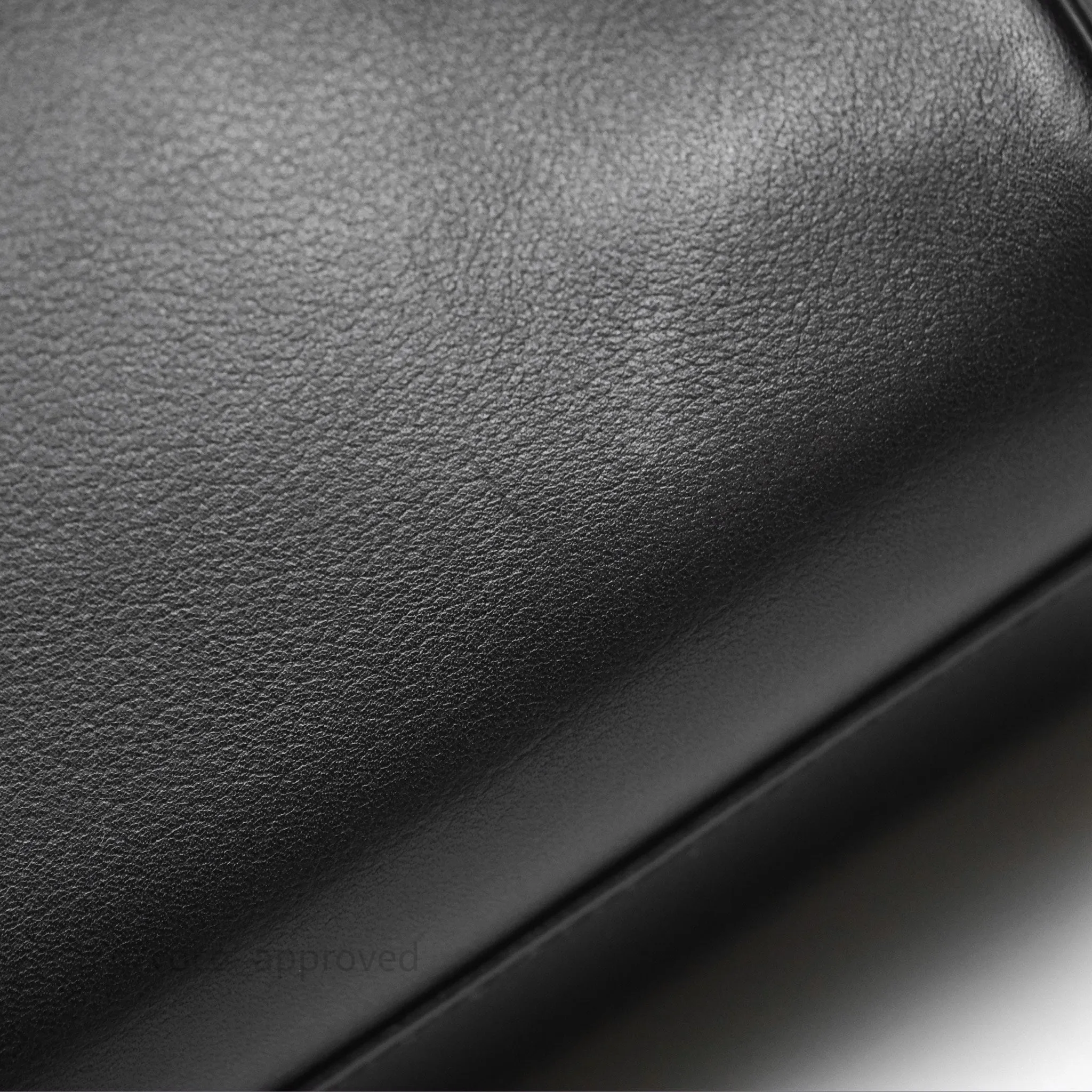 - DM/Email To Purchase - Herms Kelly Messenger PM Bag 89 Noir Evergrain Palladium Hardware