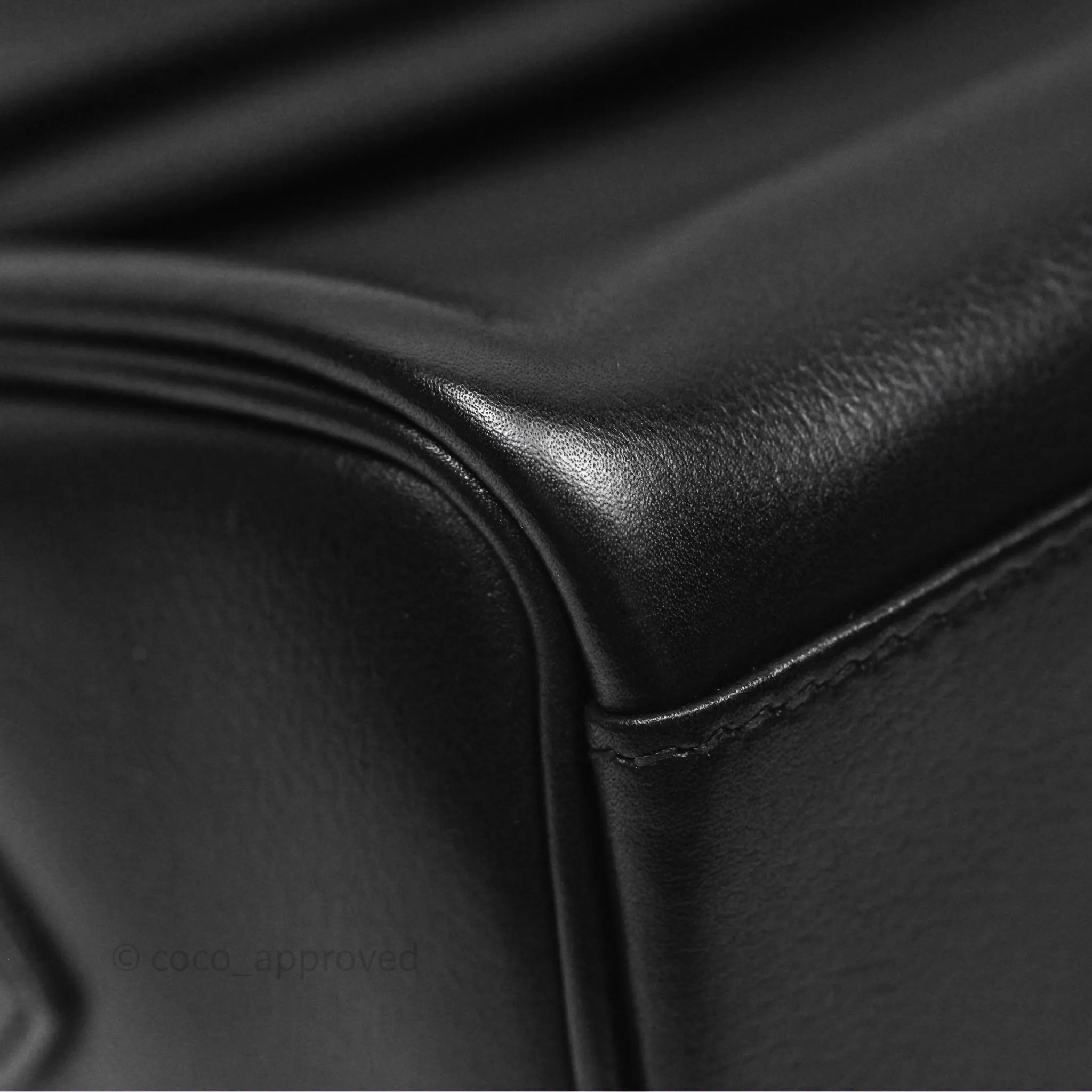 - DM/Email To Purchase - Herms Kelly Messenger PM Bag 89 Noir Evergrain Palladium Hardware