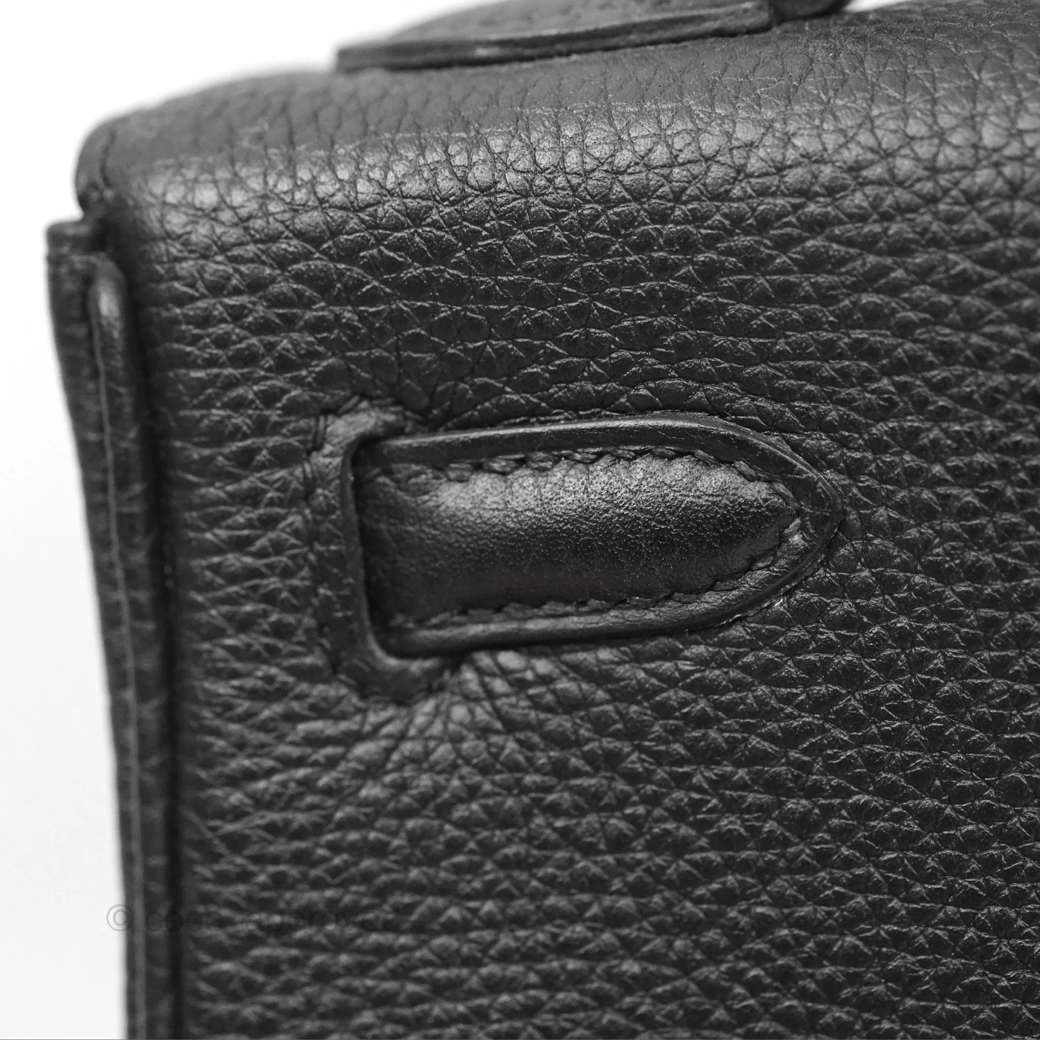 - DM/Email To Purchase - Herms Retourne Kelly 25 Black Togo Palladium Hardware
