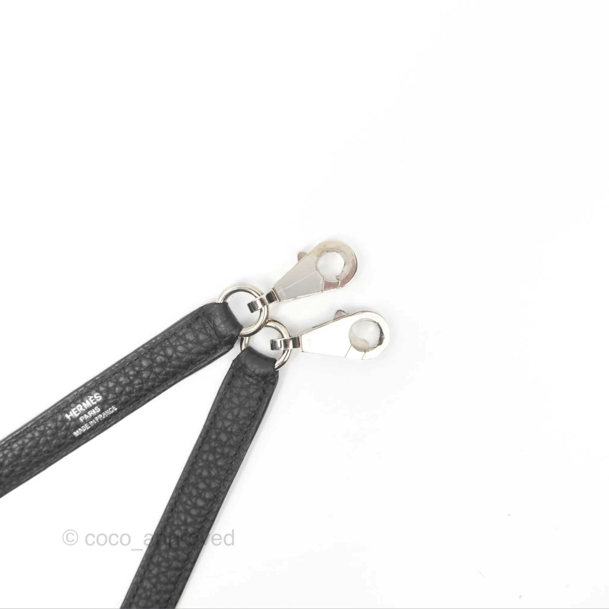 - DM/Email To Purchase - Herms Retourne Kelly 25 Black Togo Palladium Hardware