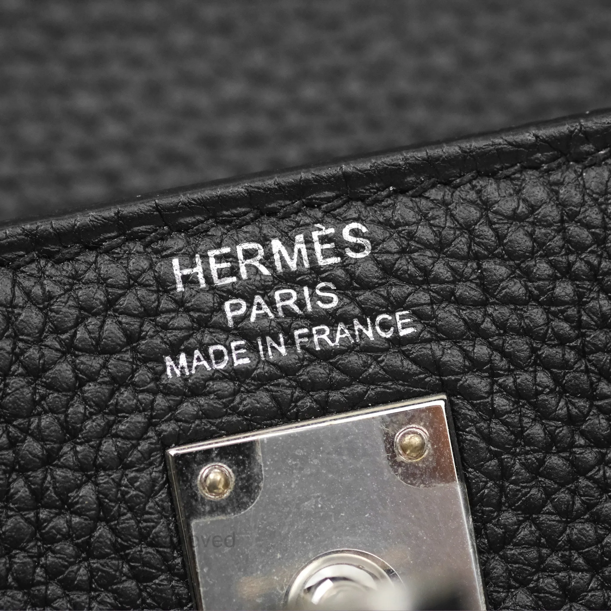 - DM/Email To Purchase - Herms Retourne Kelly 25 Black Togo Palladium Hardware