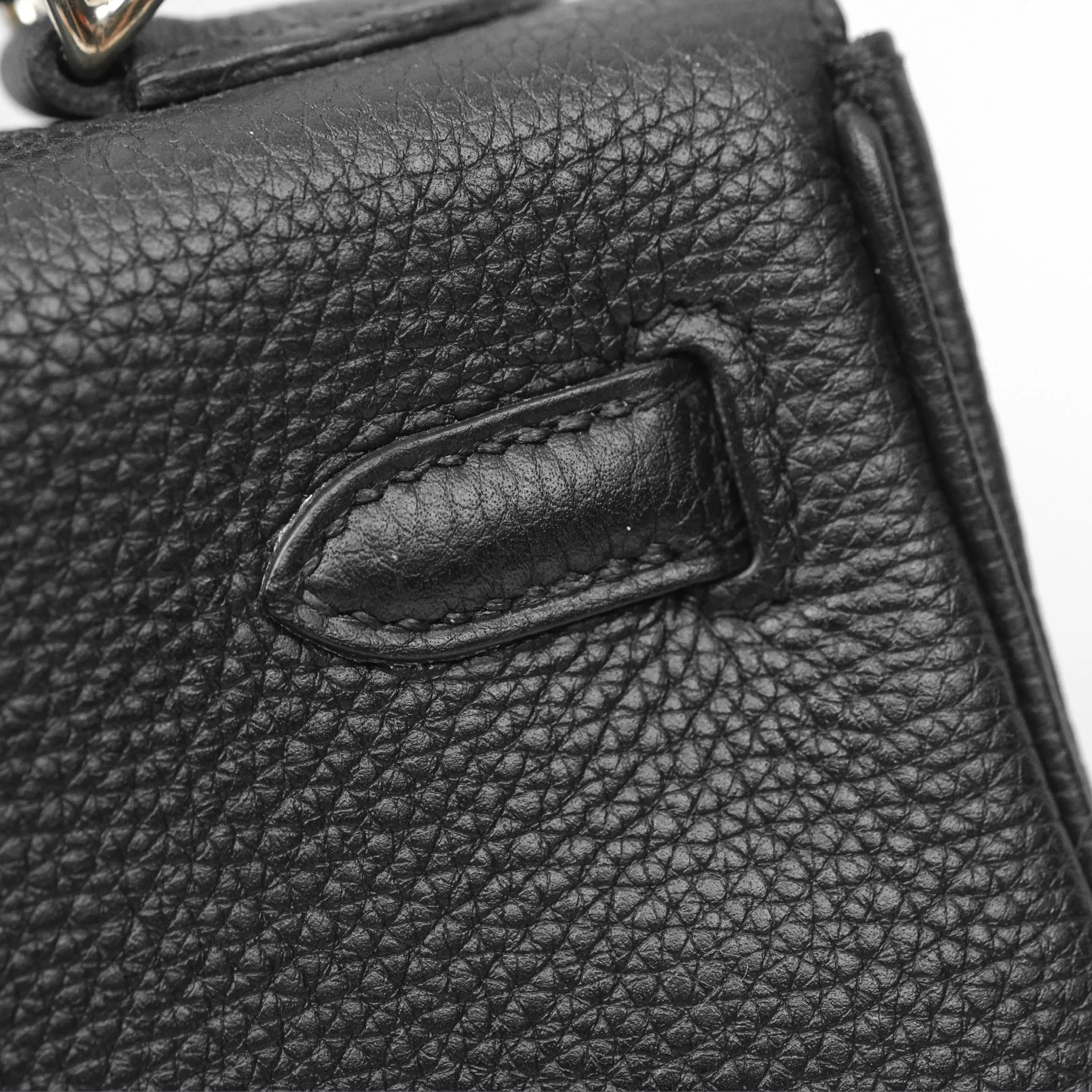 - DM/Email To Purchase - Herms Retourne Kelly 25 Black Togo Palladium Hardware