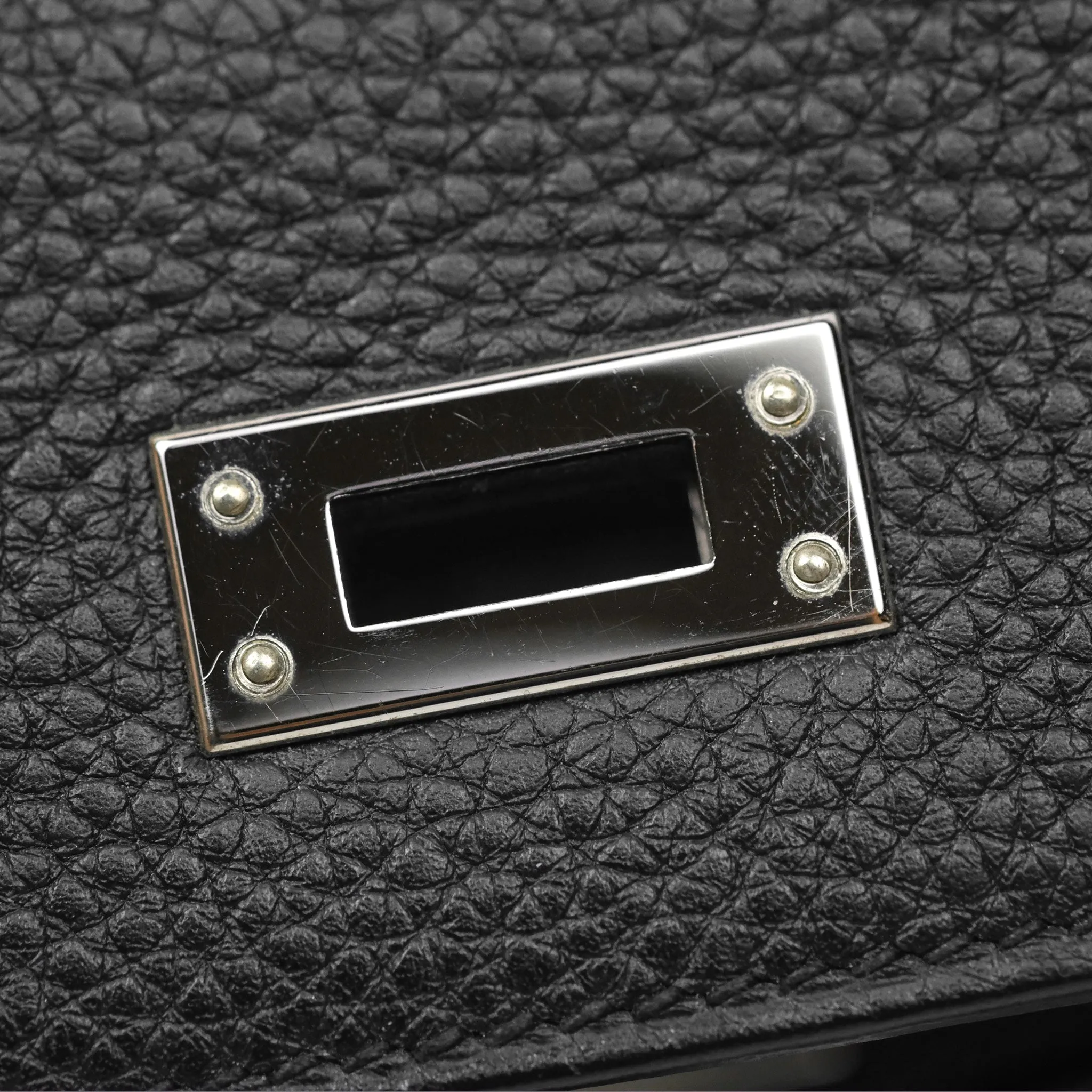 - DM/Email To Purchase - Herms Retourne Kelly 25 Black Togo Palladium Hardware