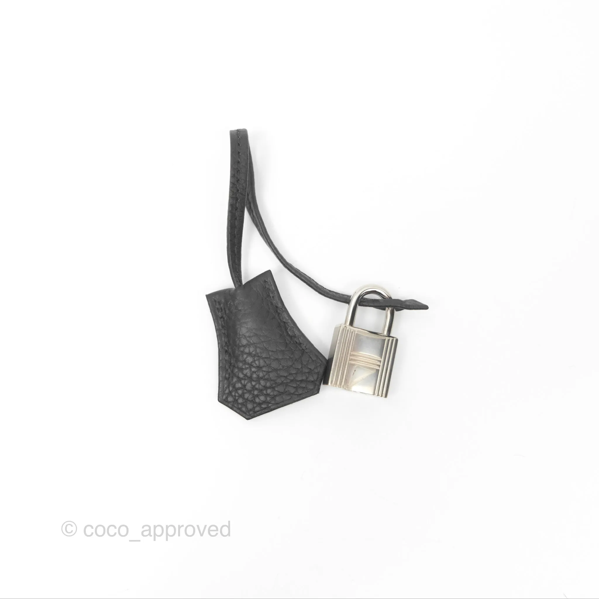- DM/Email To Purchase - Herms Retourne Kelly 25 Black Togo Palladium Hardware