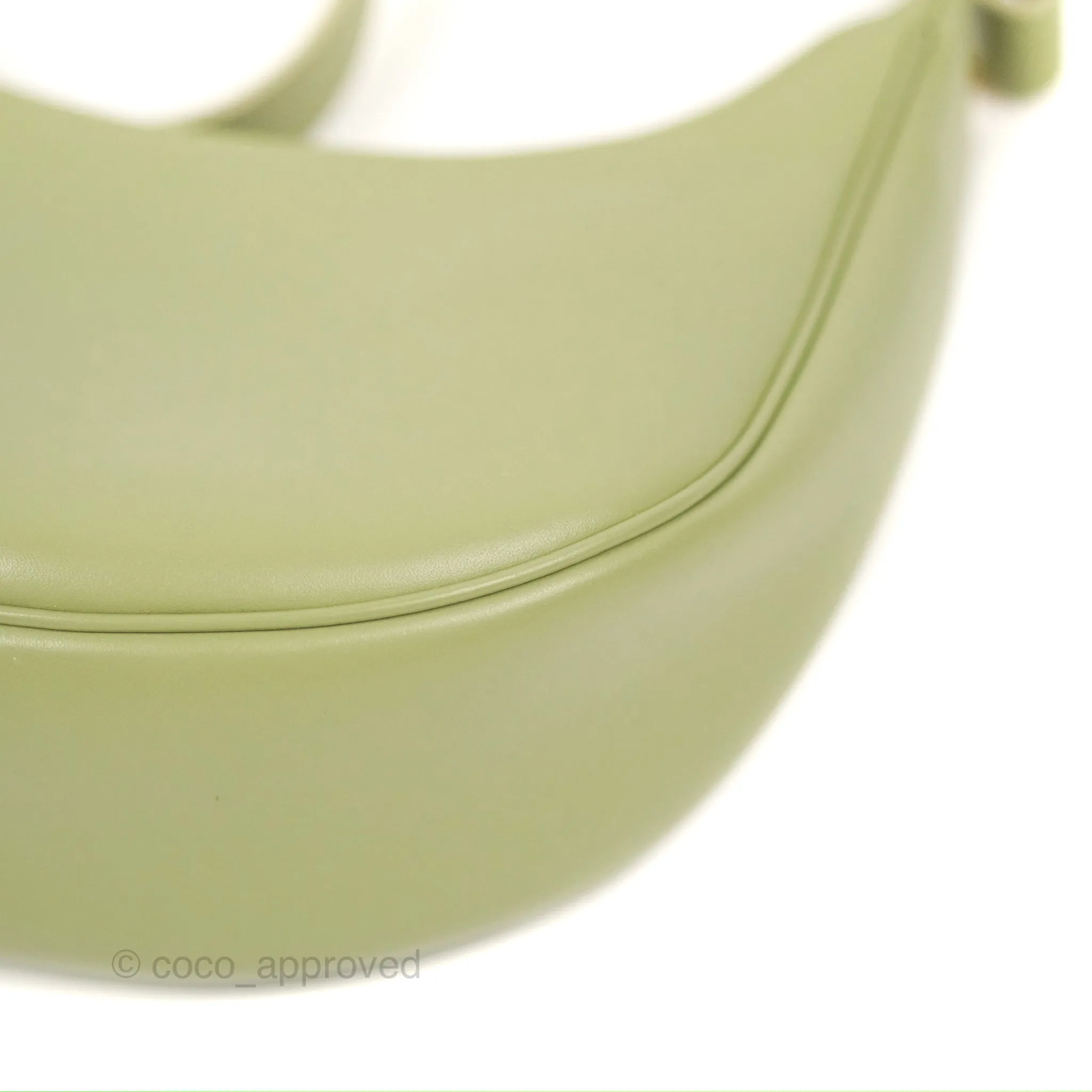 Celine Ava Bag Avocado Green Calfskin