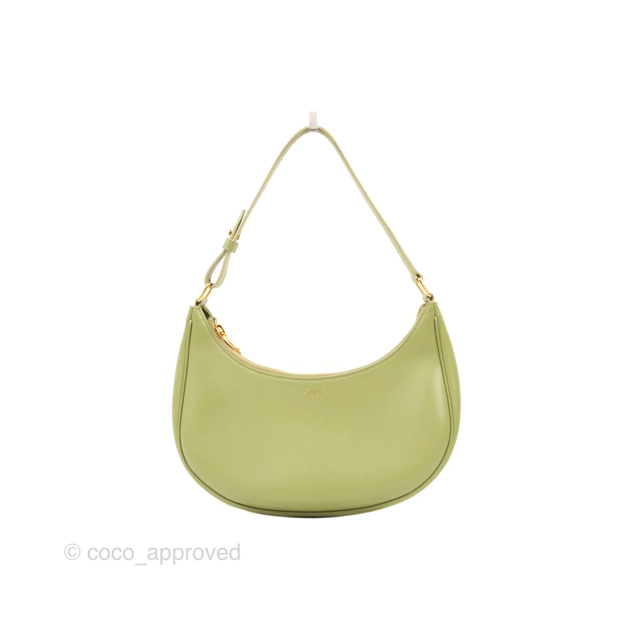 Celine Ava Bag Avocado Green Calfskin