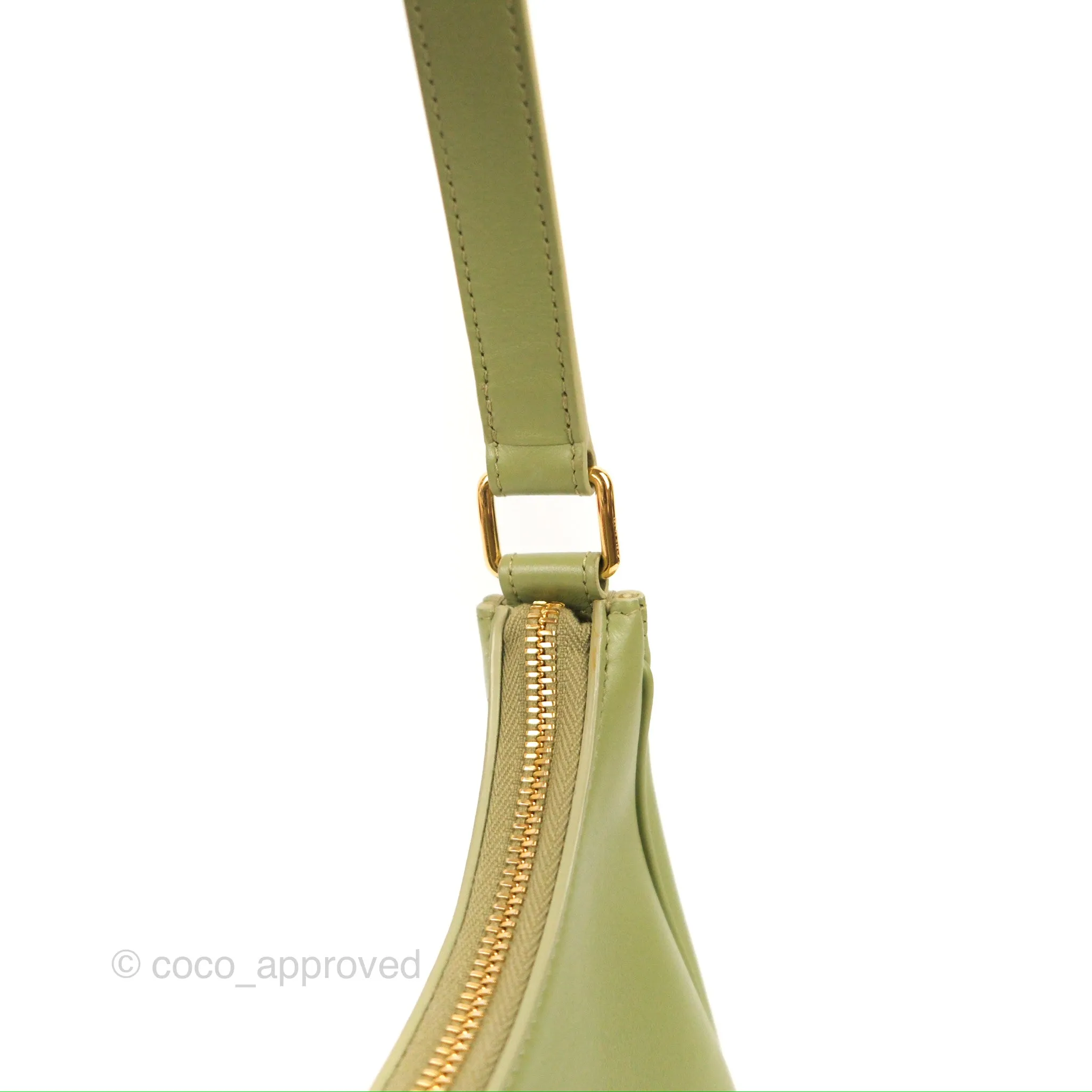 Celine Ava Bag Avocado Green Calfskin
