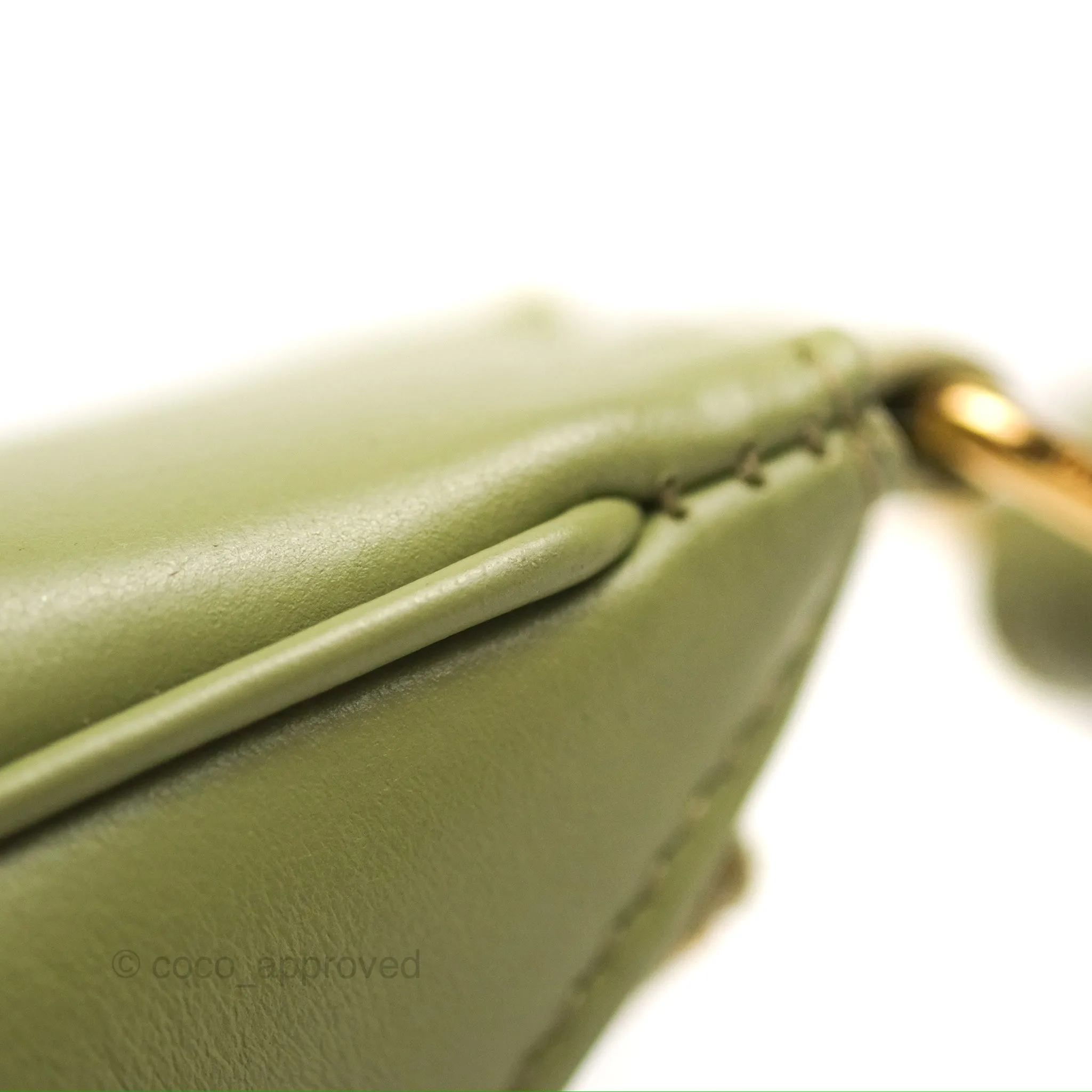 Celine Ava Bag Avocado Green Calfskin