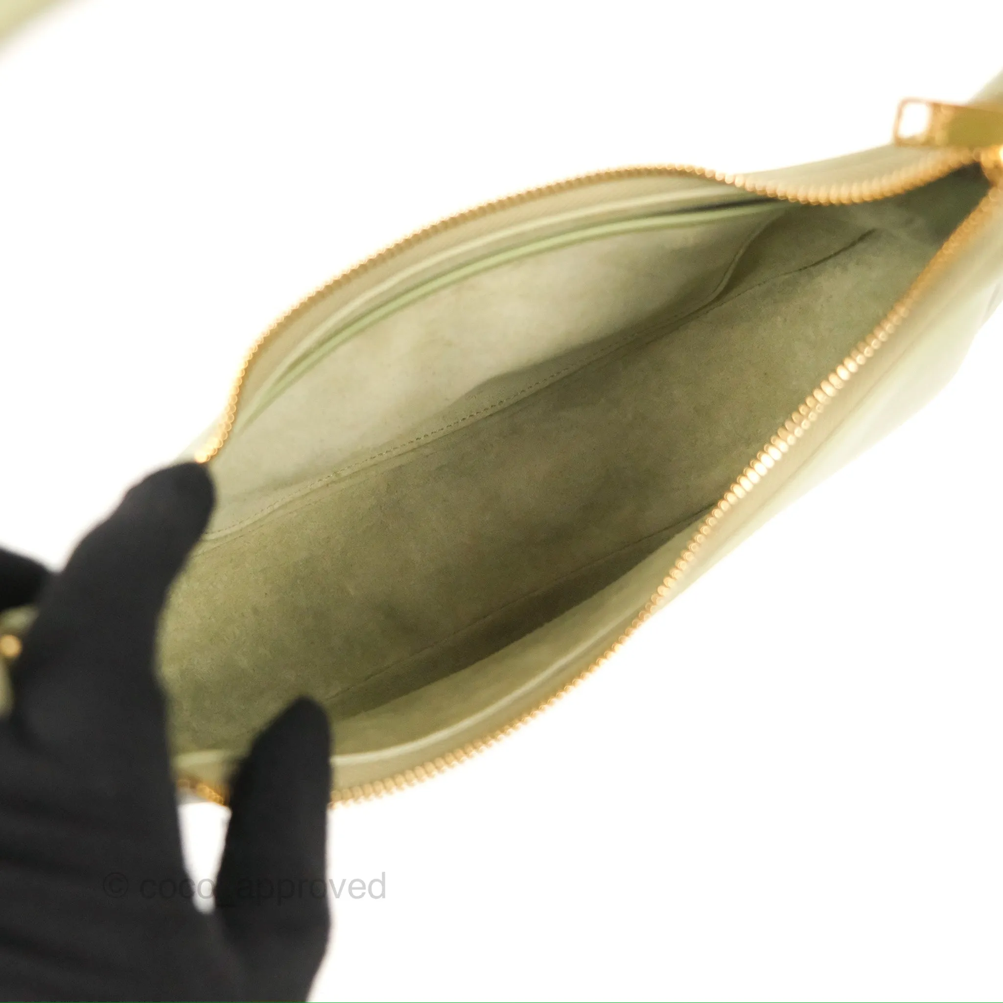 Celine Ava Bag Avocado Green Calfskin