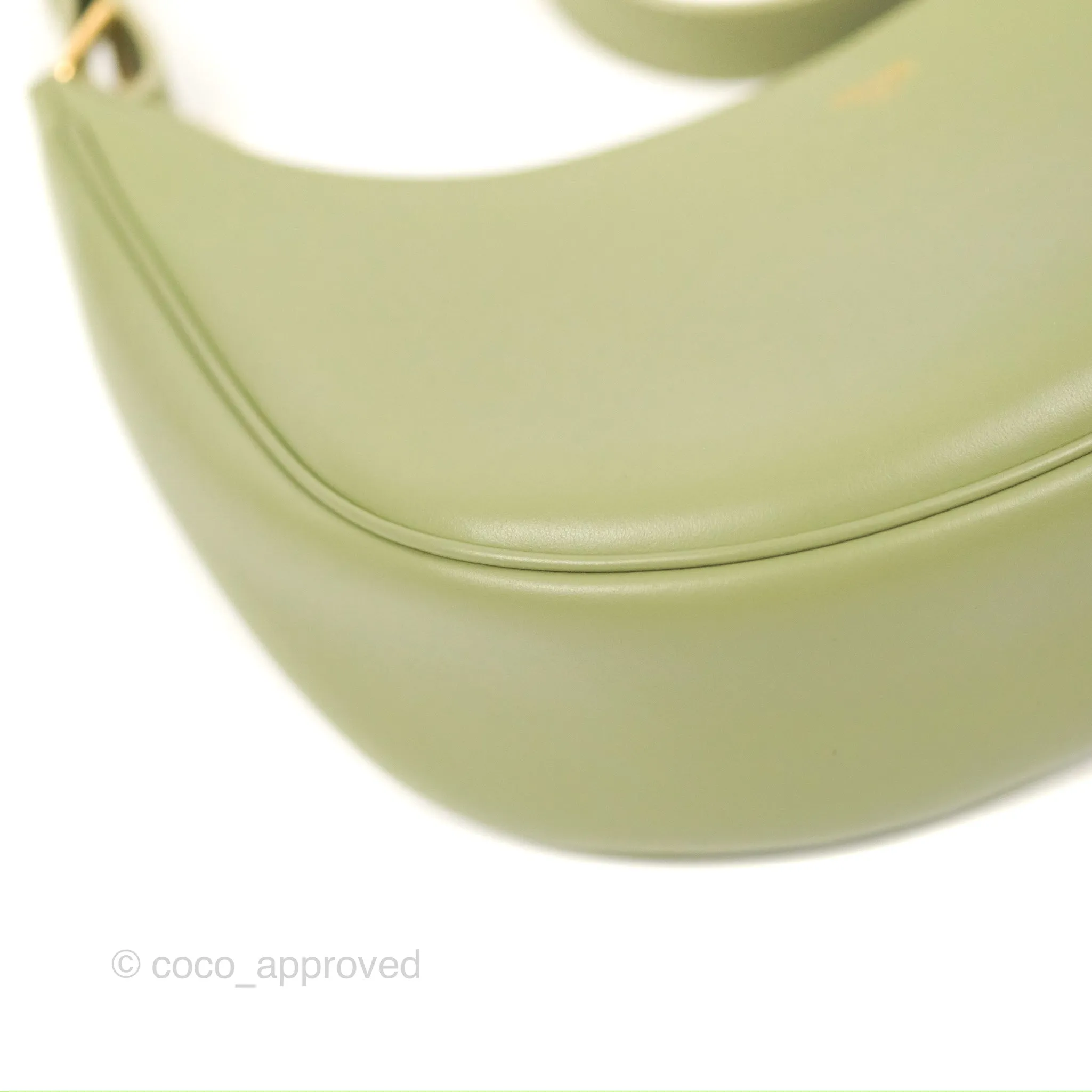 Celine Ava Bag Avocado Green Calfskin