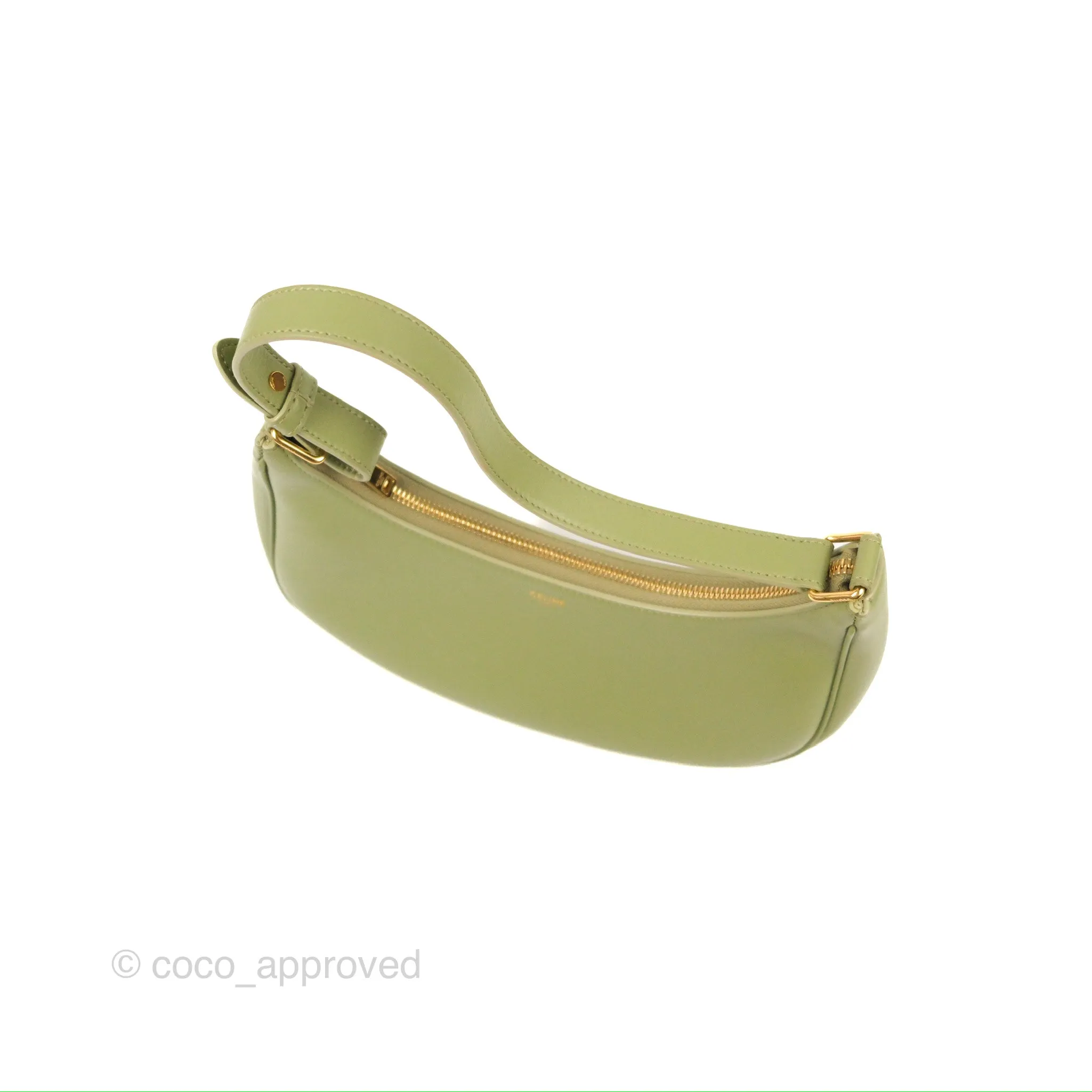 Celine Ava Bag Avocado Green Calfskin