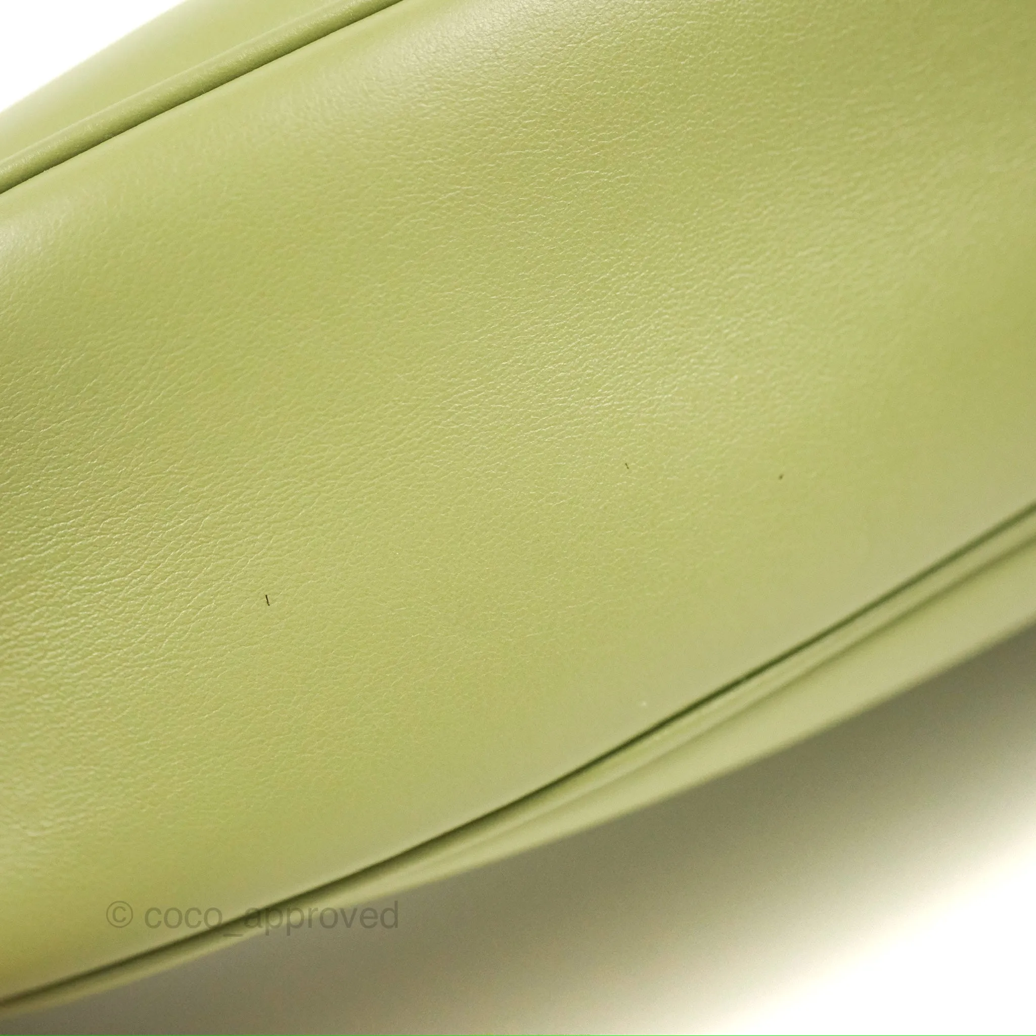 Celine Ava Bag Avocado Green Calfskin