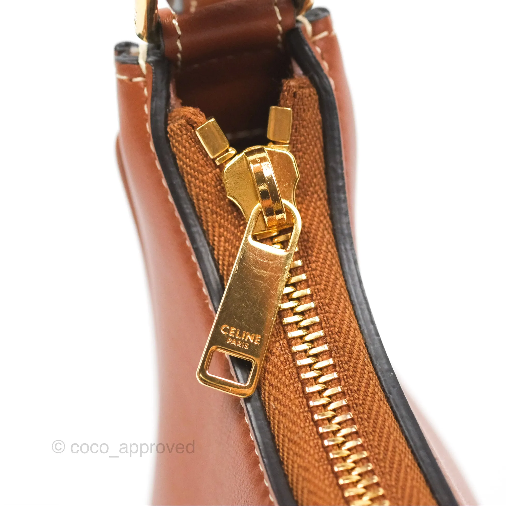 Celine Ava Bag In Smooth Calfskin Tan