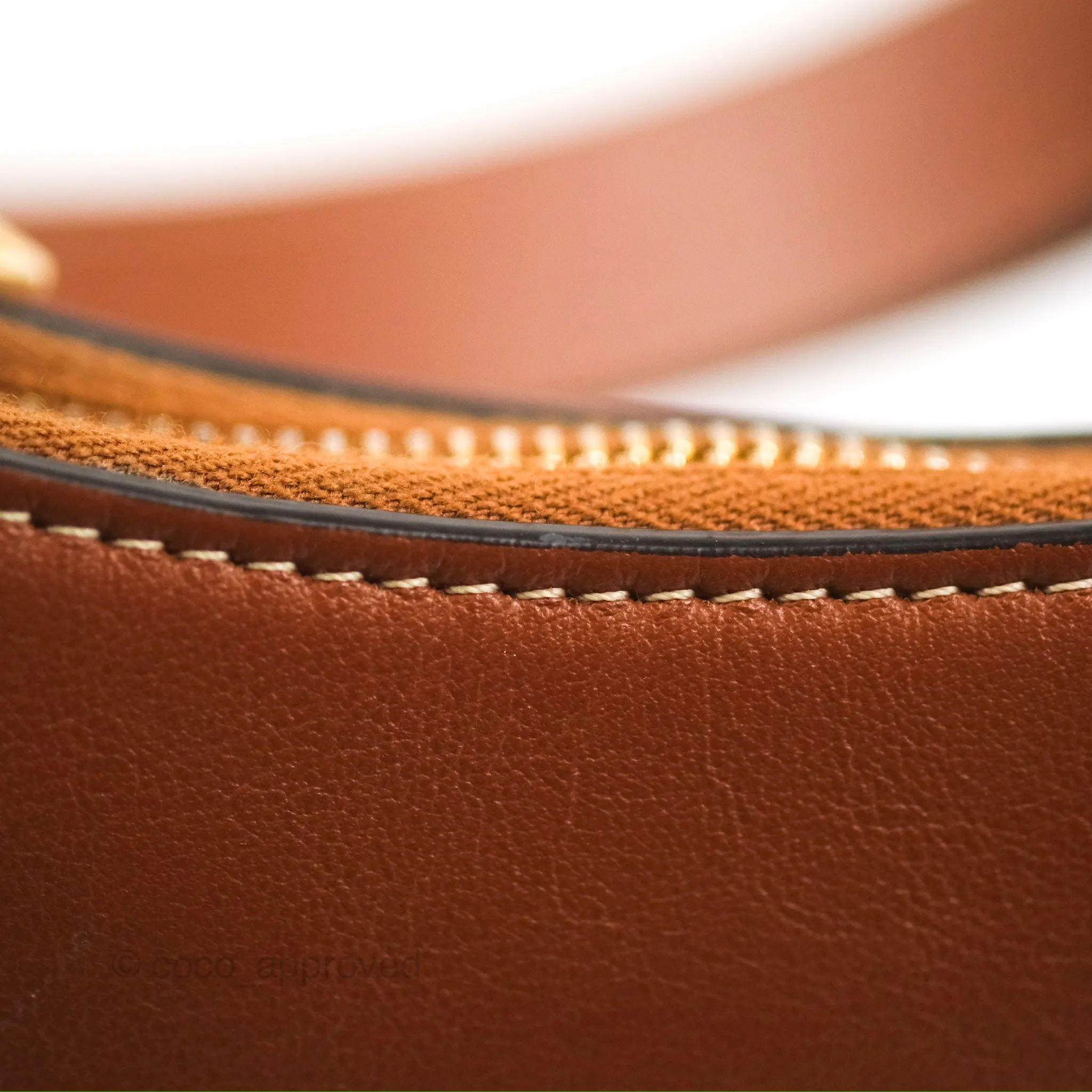Celine Ava Bag In Smooth Calfskin Tan