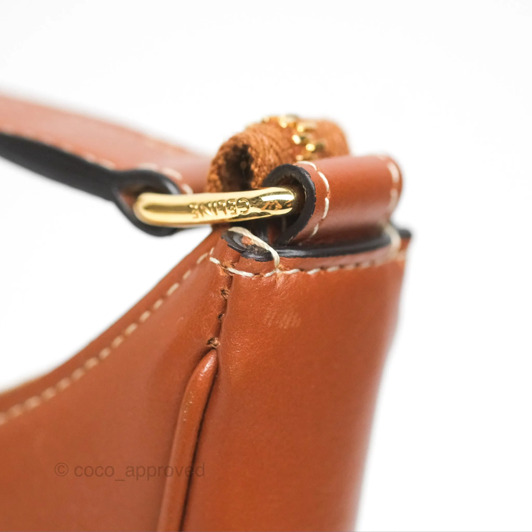 Celine Ava Bag In Smooth Calfskin Tan