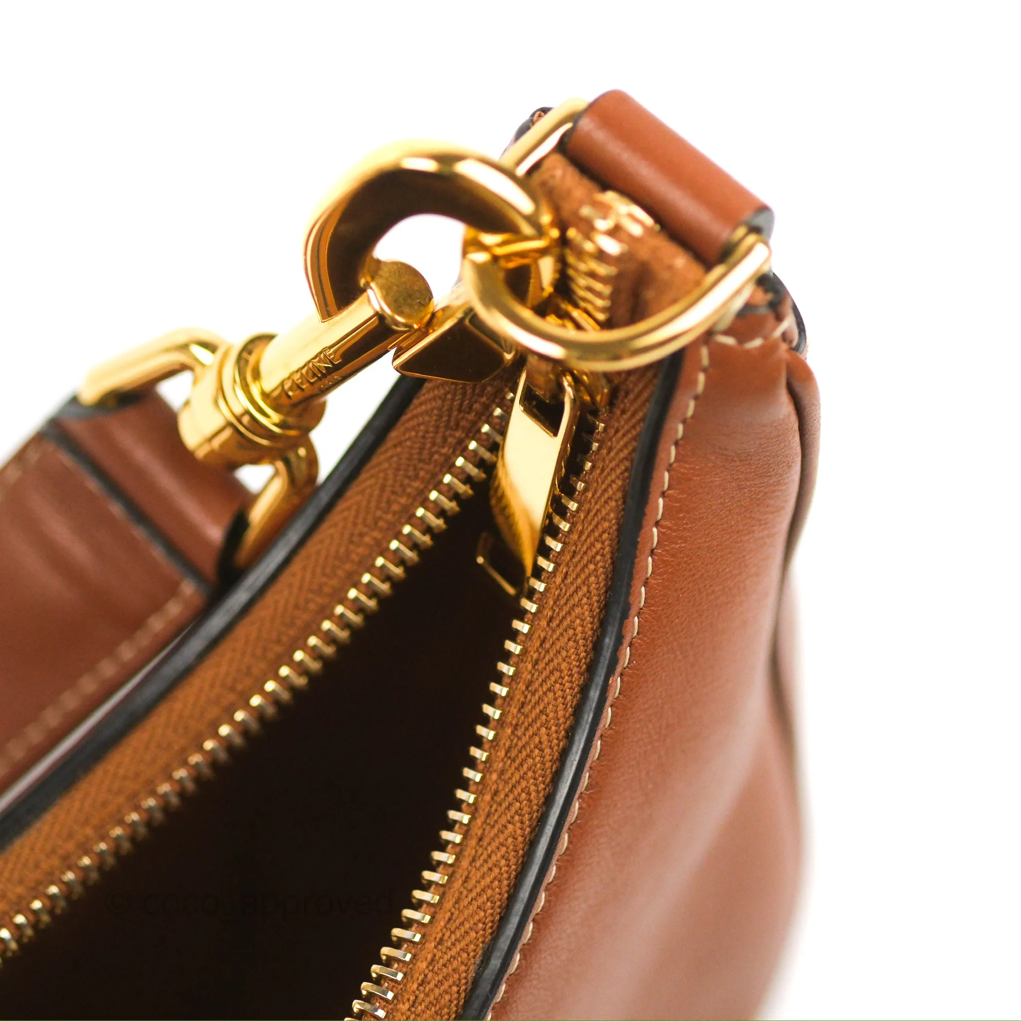 Celine Ava Bag In Smooth Calfskin Tan