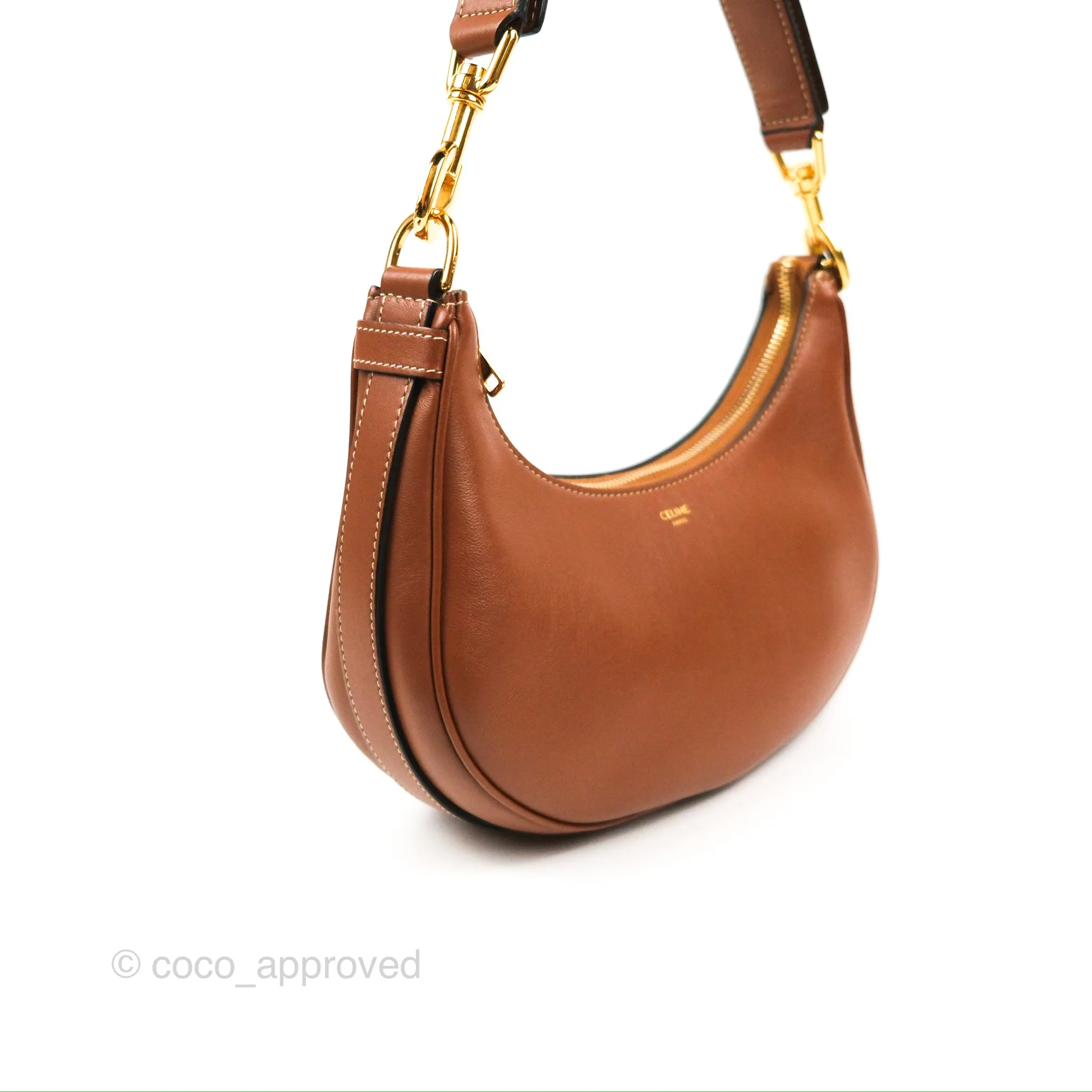 Celine Ava Bag In Smooth Calfskin Tan