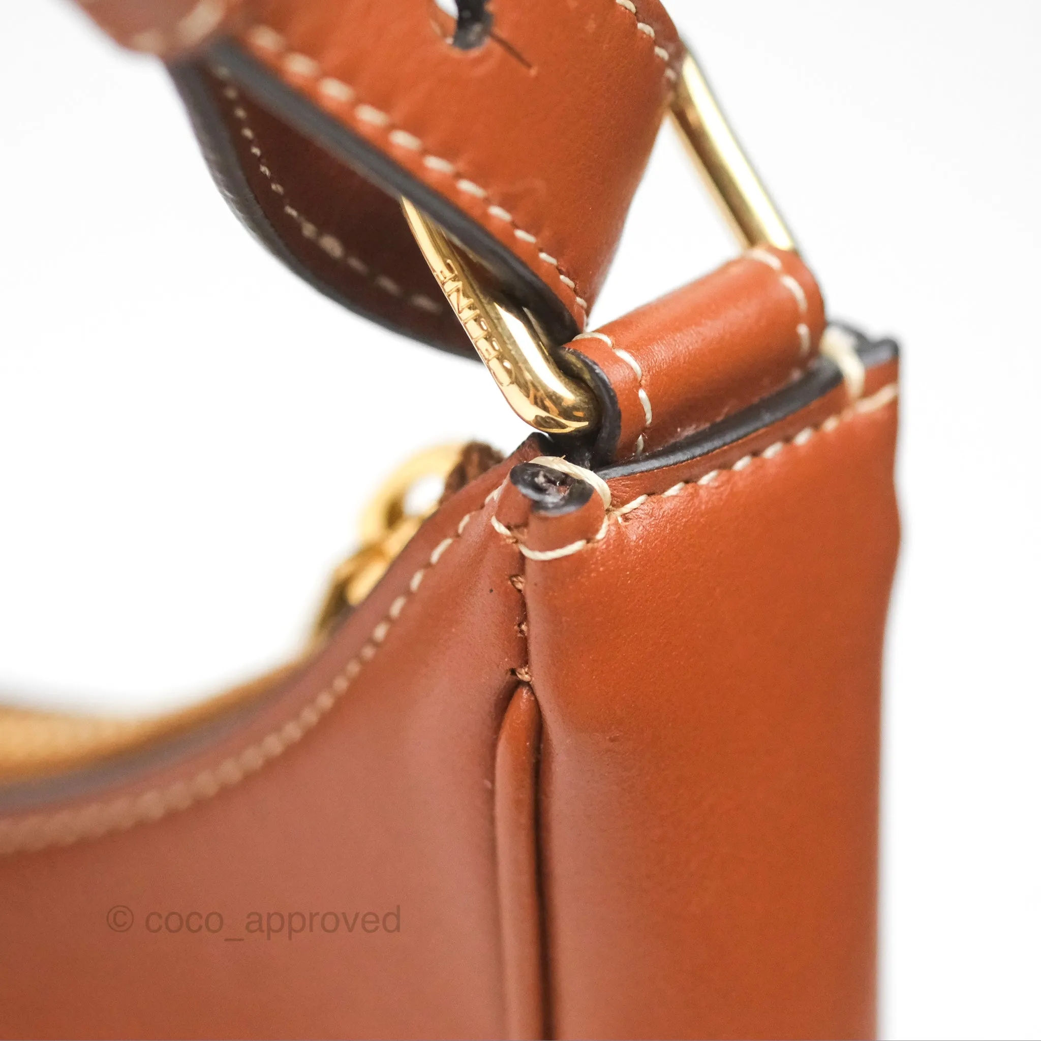 Celine Ava Bag In Smooth Calfskin Tan