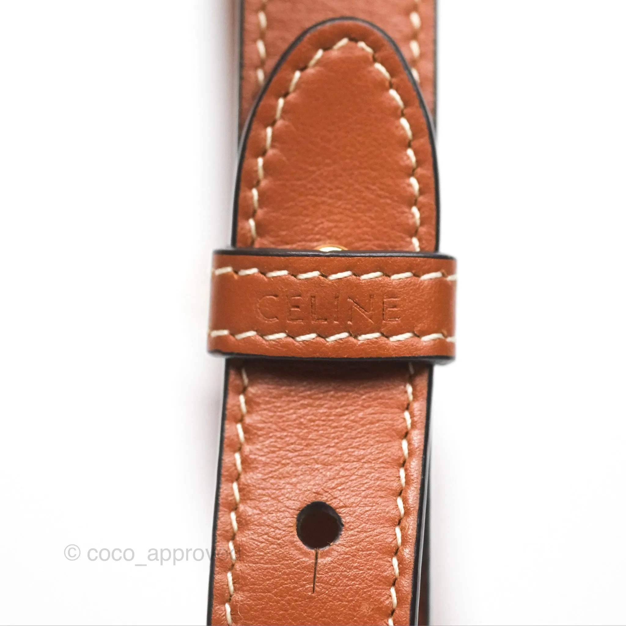 Celine Ava Bag In Smooth Calfskin Tan