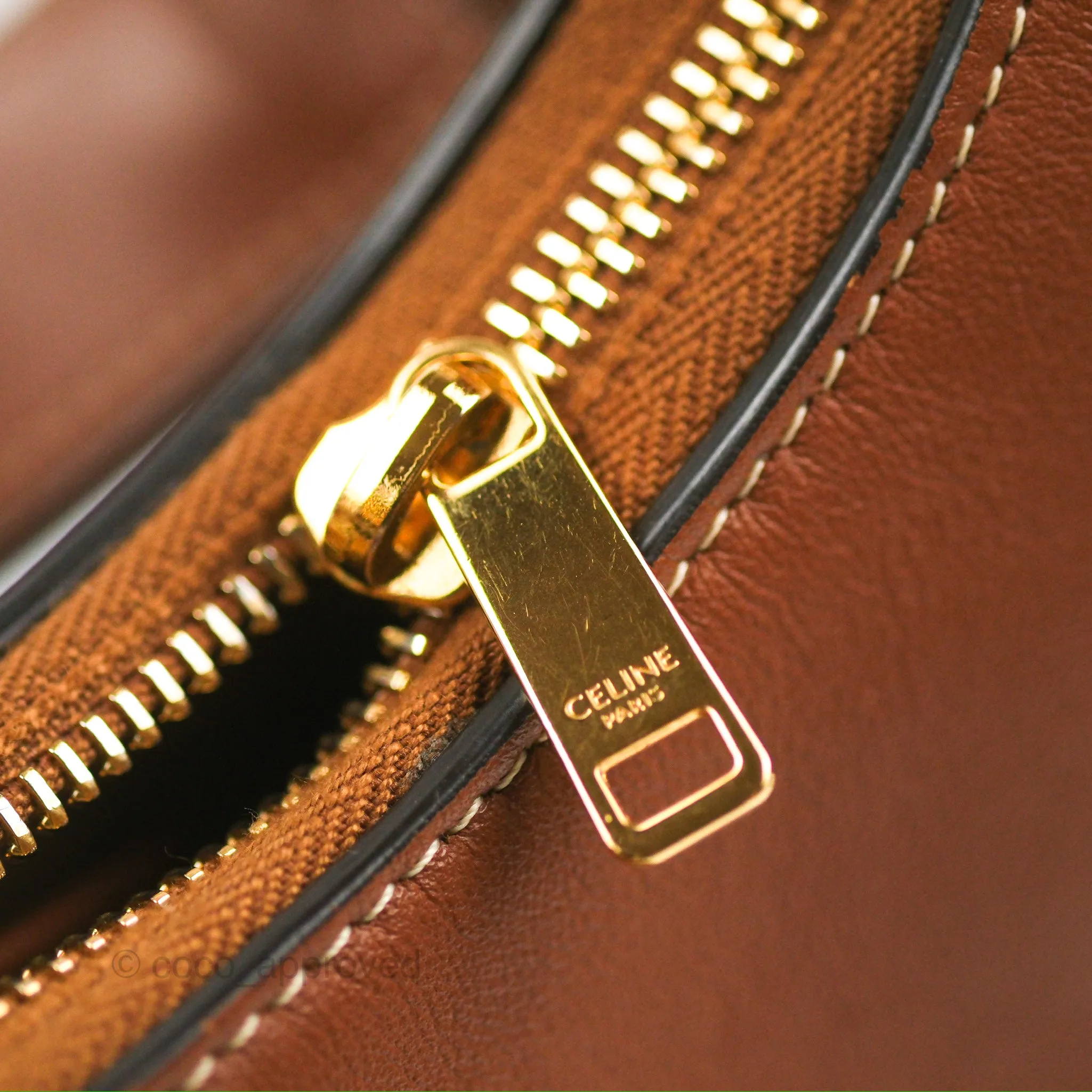 Celine Ava Bag In Smooth Calfskin Tan