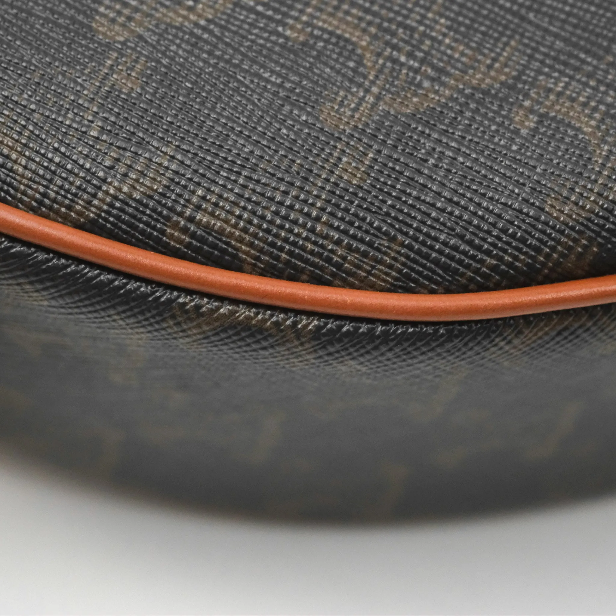 Celine Ava Bag In Triomphe Canvas Calfskin Tan