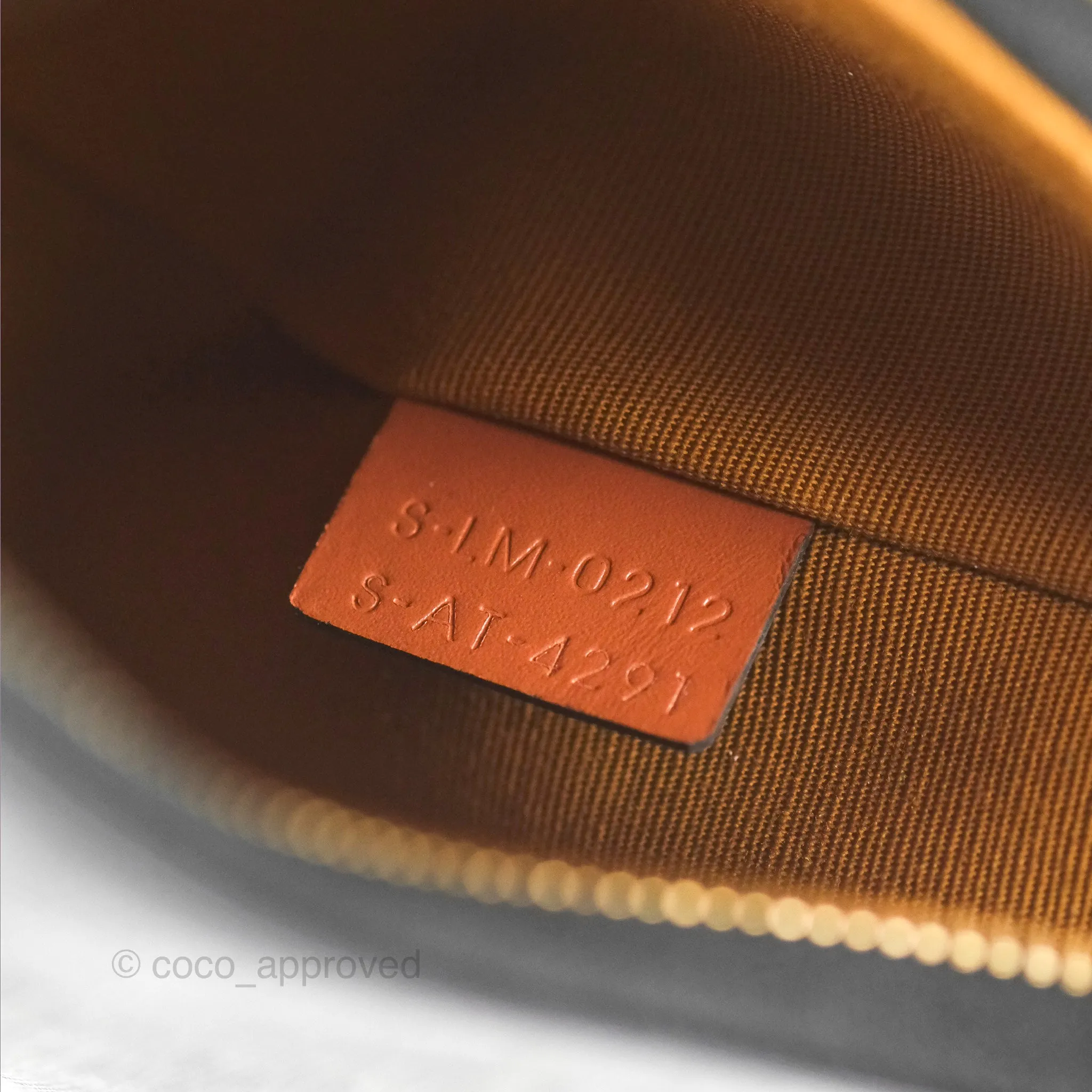 Celine Ava Bag In Triomphe Canvas Calfskin Tan
