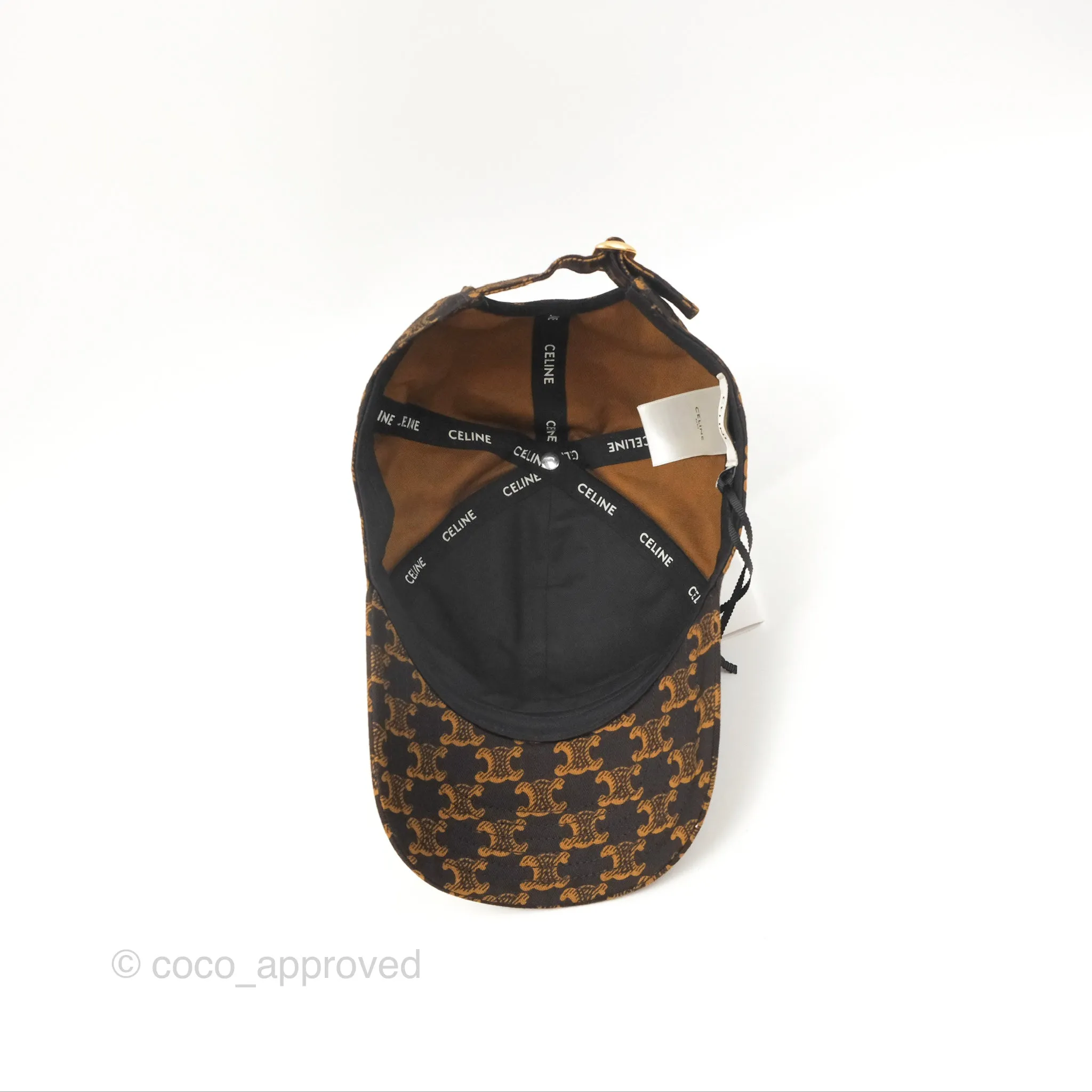 Celine Baseball Cap Cotton Triomphe