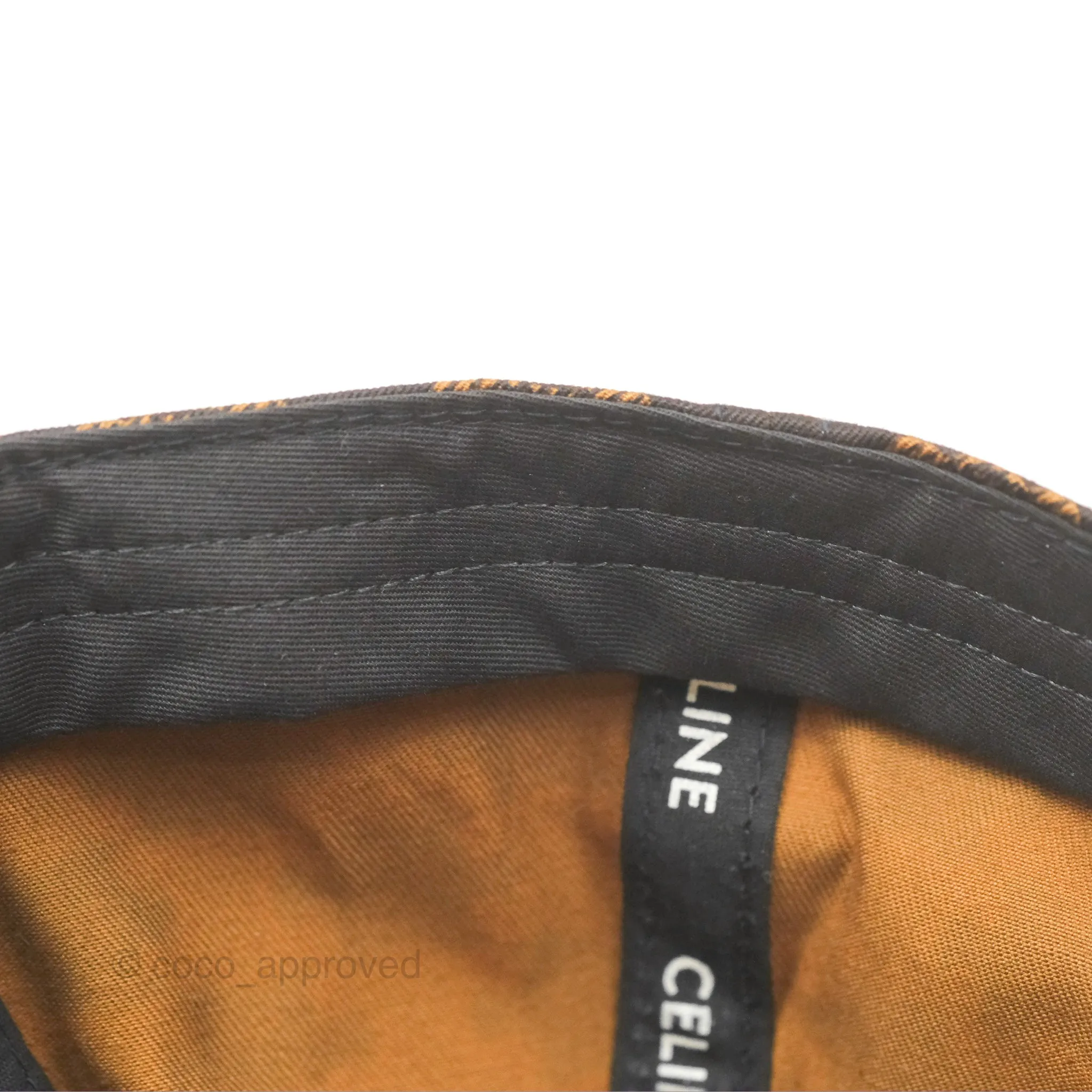 Celine Baseball Cap Cotton Triomphe