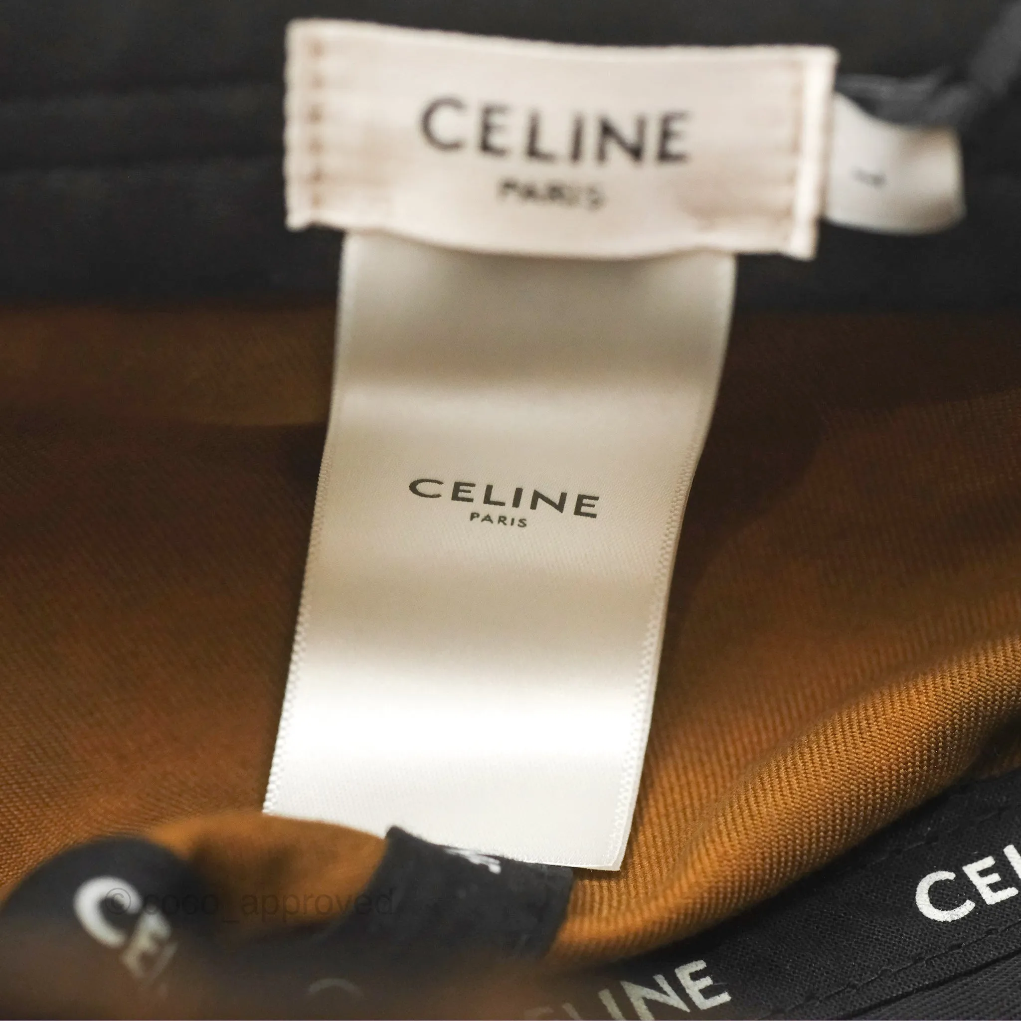 Celine Baseball Cap Cotton Triomphe