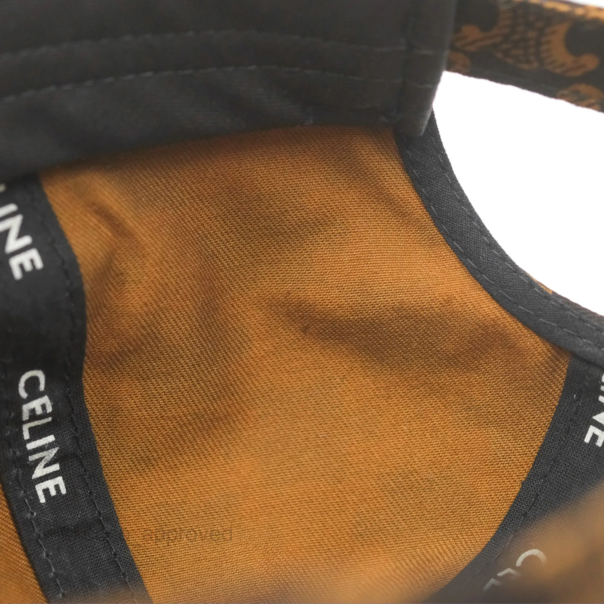 Celine Baseball Cap Cotton Triomphe