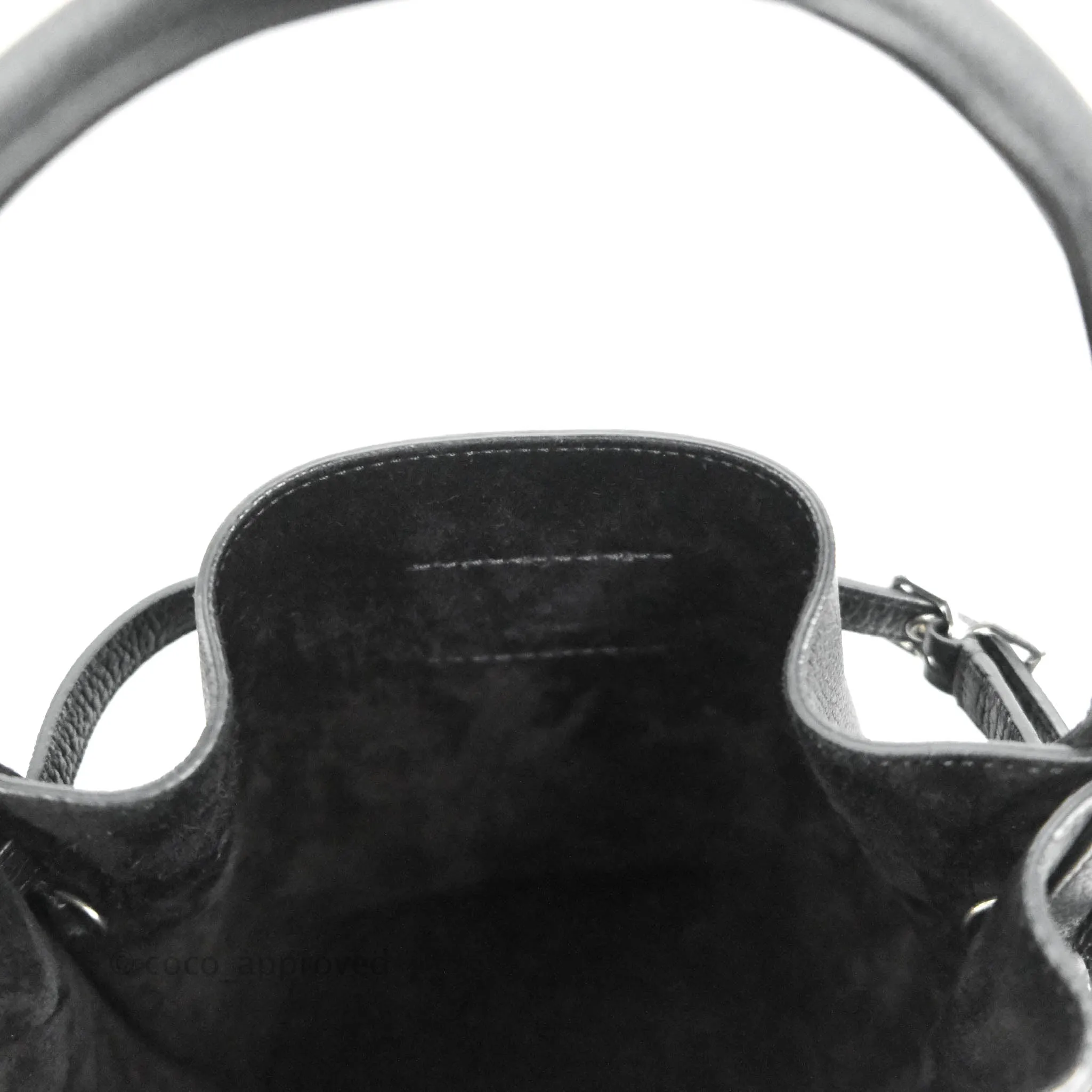 Celine Big Bag Nano Bucket Black Grained Calfskin