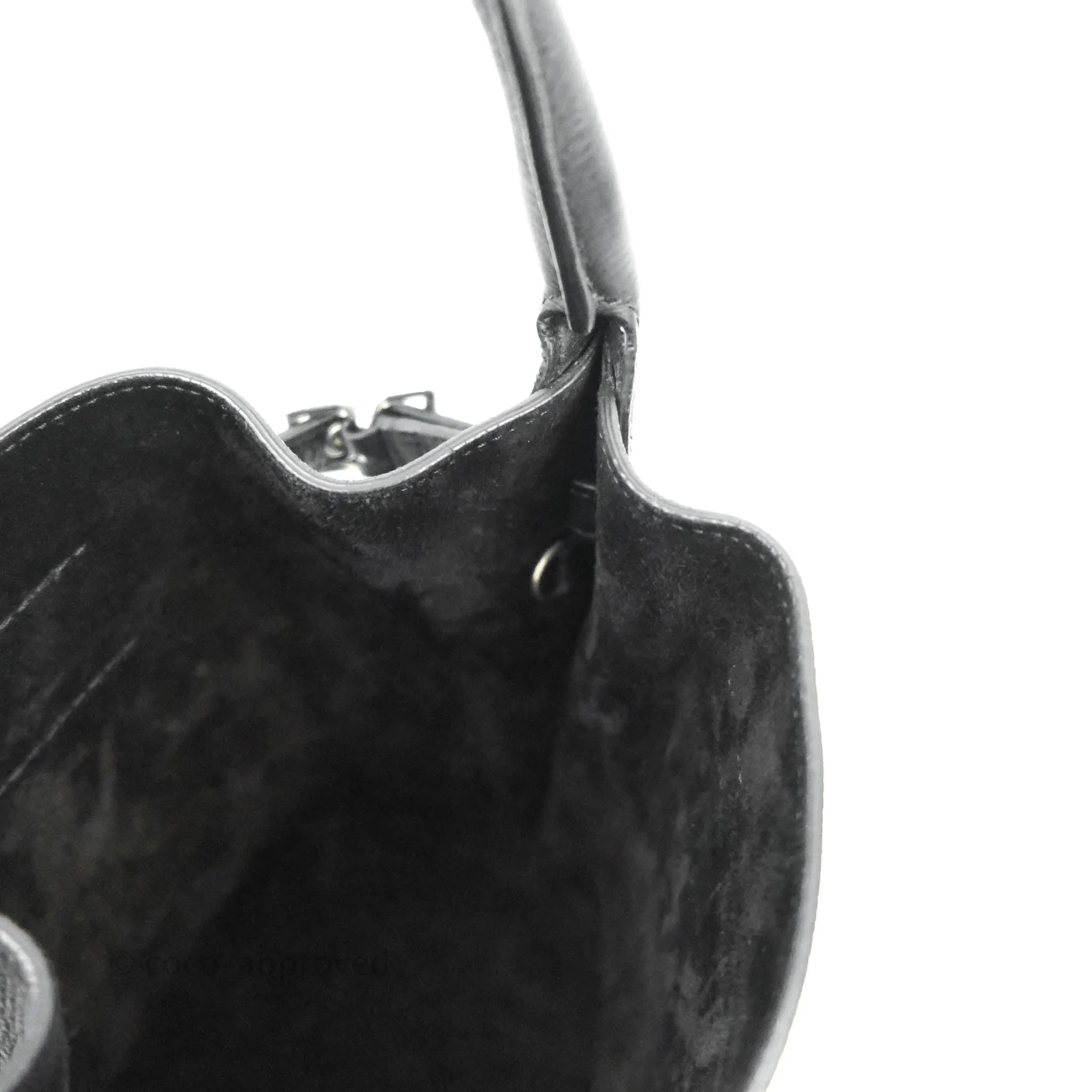 Celine Big Bag Nano Bucket Black Grained Calfskin