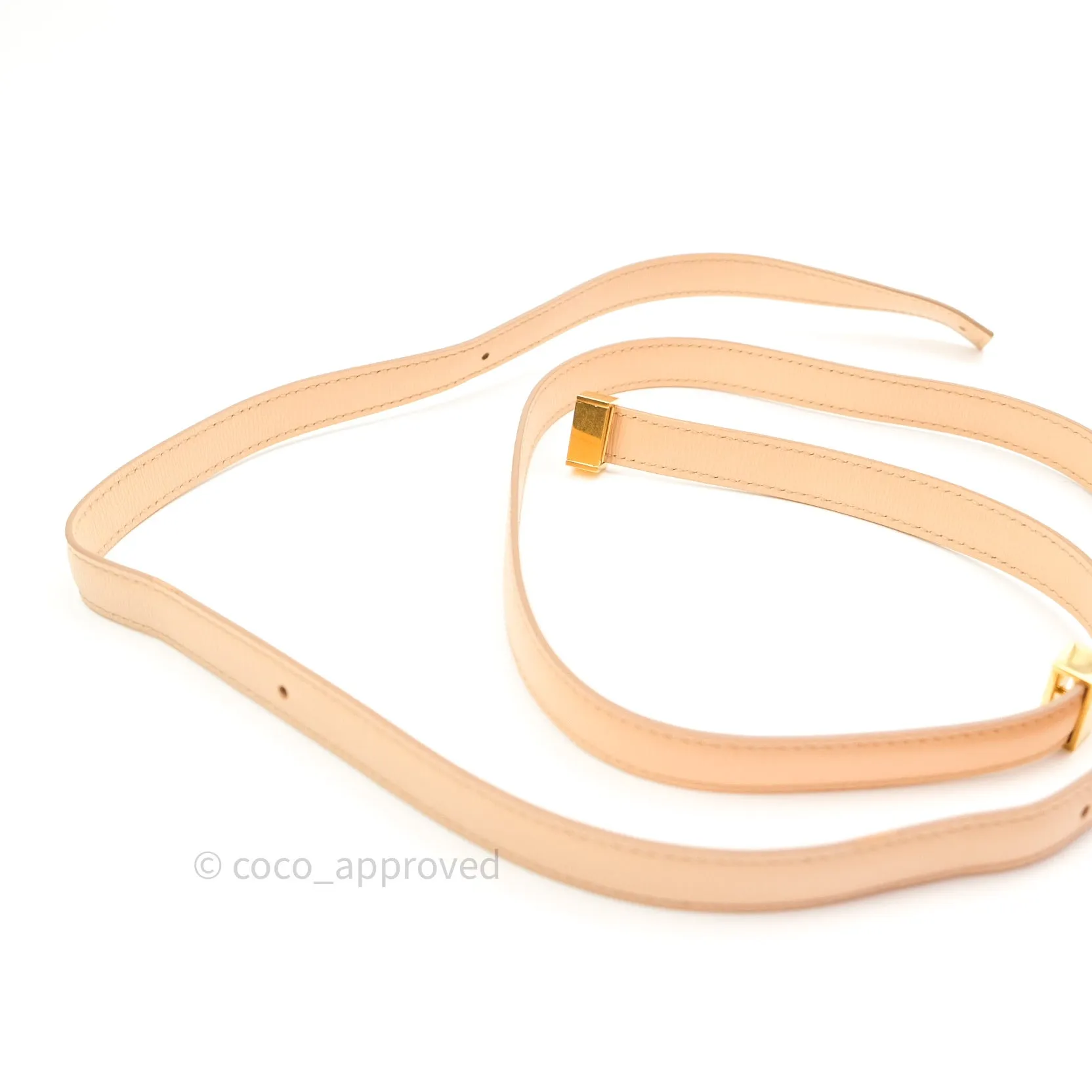 Celine Box Beige Liege Leather Medium Classic Box Gold Hardware
