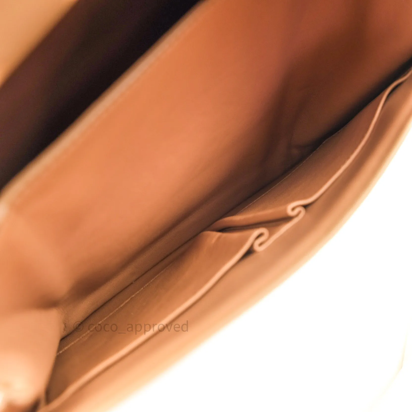 Celine Box Beige Liege Leather Medium Classic Box Gold Hardware