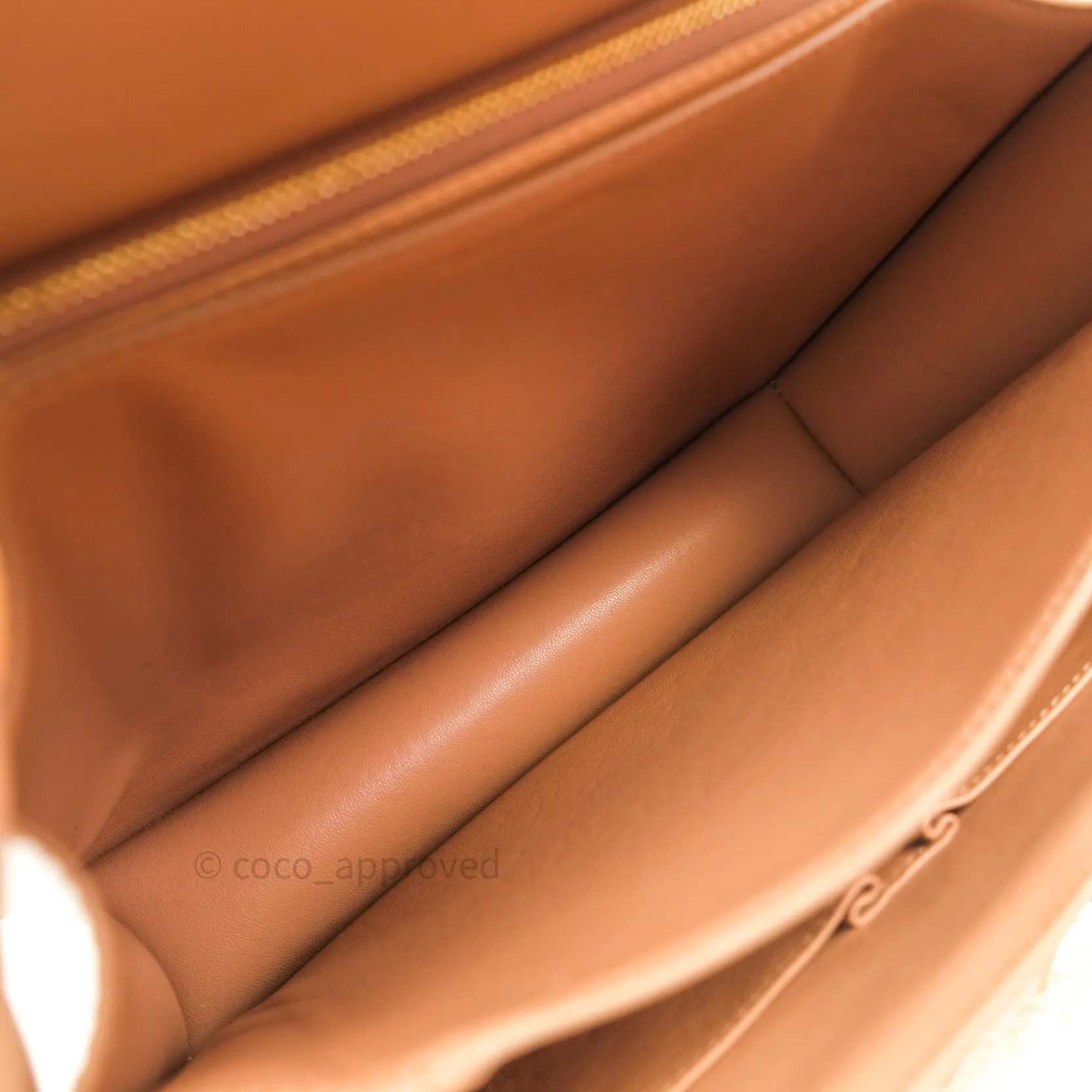 Celine Box Beige Liege Leather Medium Classic Box Gold Hardware