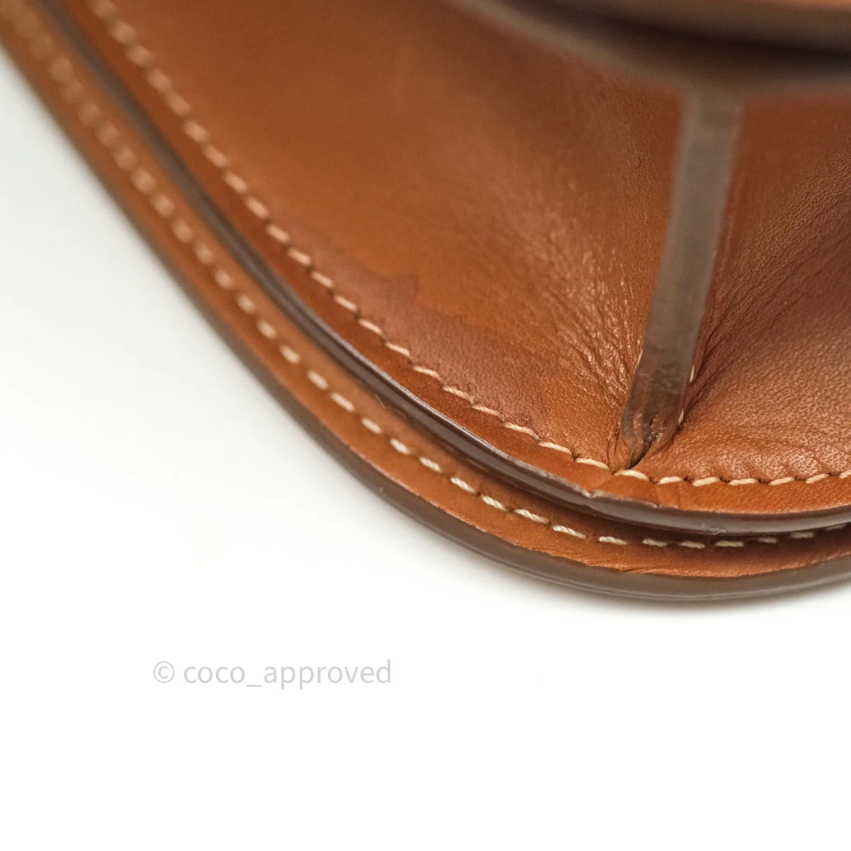 Celine Box Brown Tan Calfskin Leather Medium Classic Gold Hardware