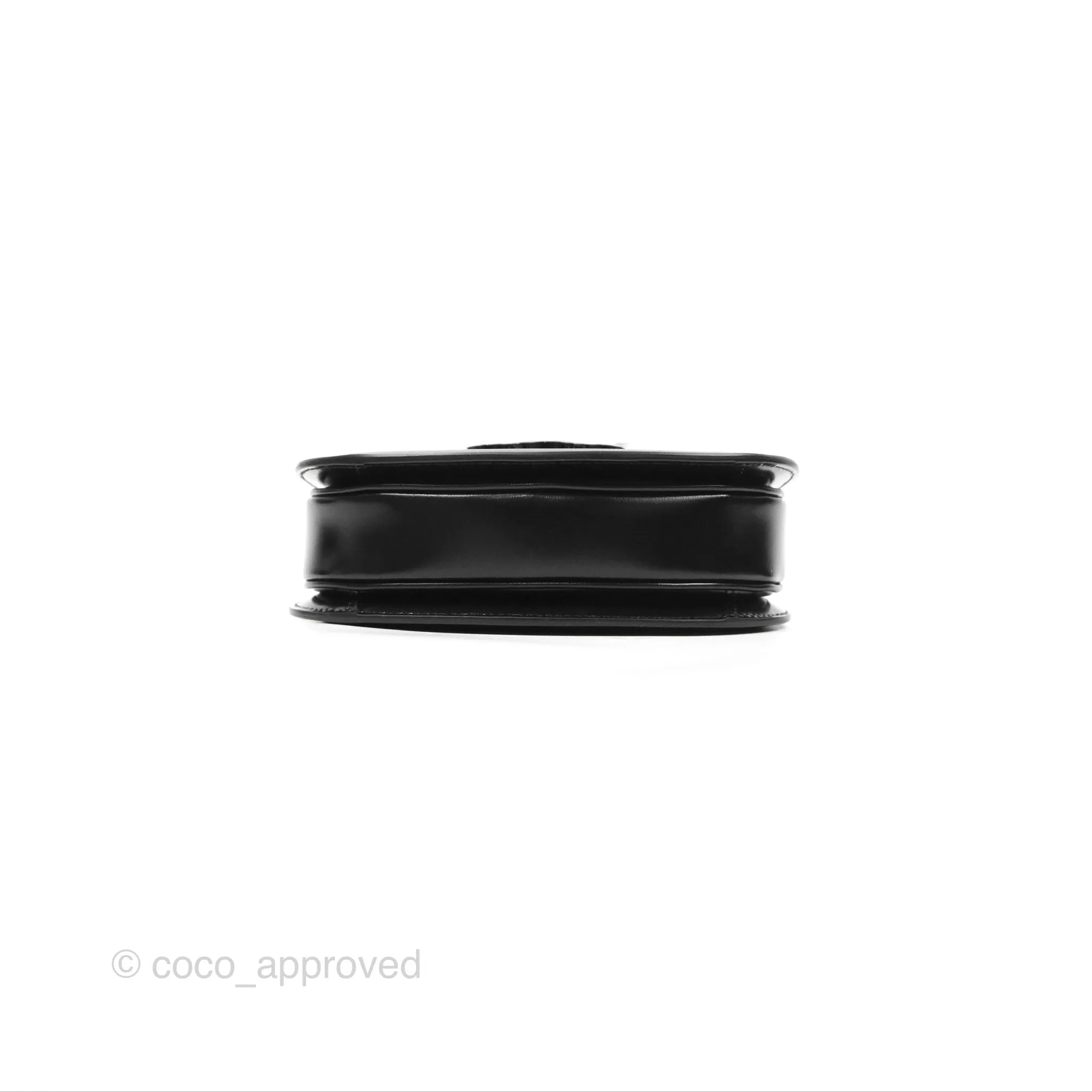 Celine Chain Besace Clea Shiny Calfskin So Black