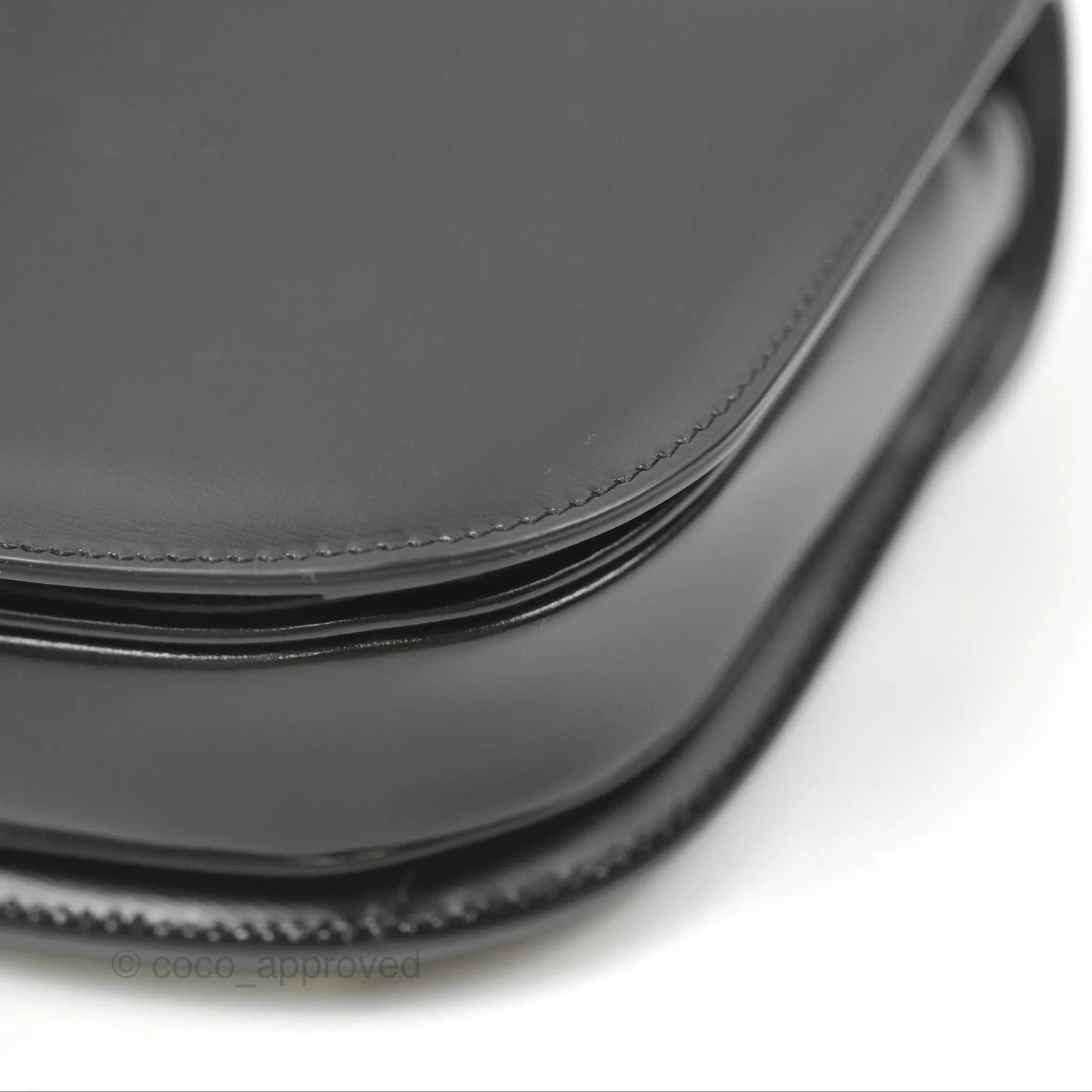 Celine Chain Besace Clea Shiny Calfskin So Black