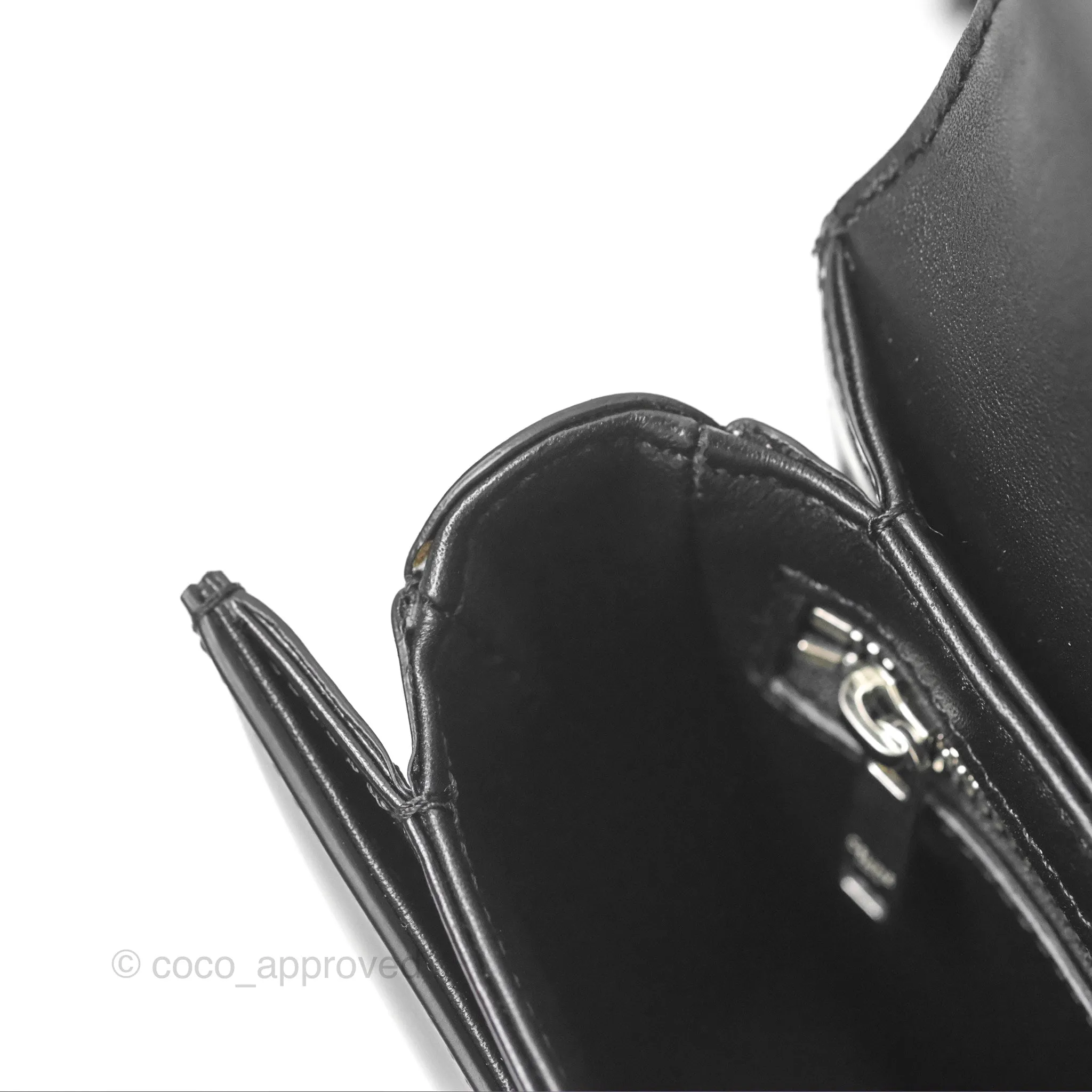 Celine Chain Besace Clea Shiny Calfskin So Black