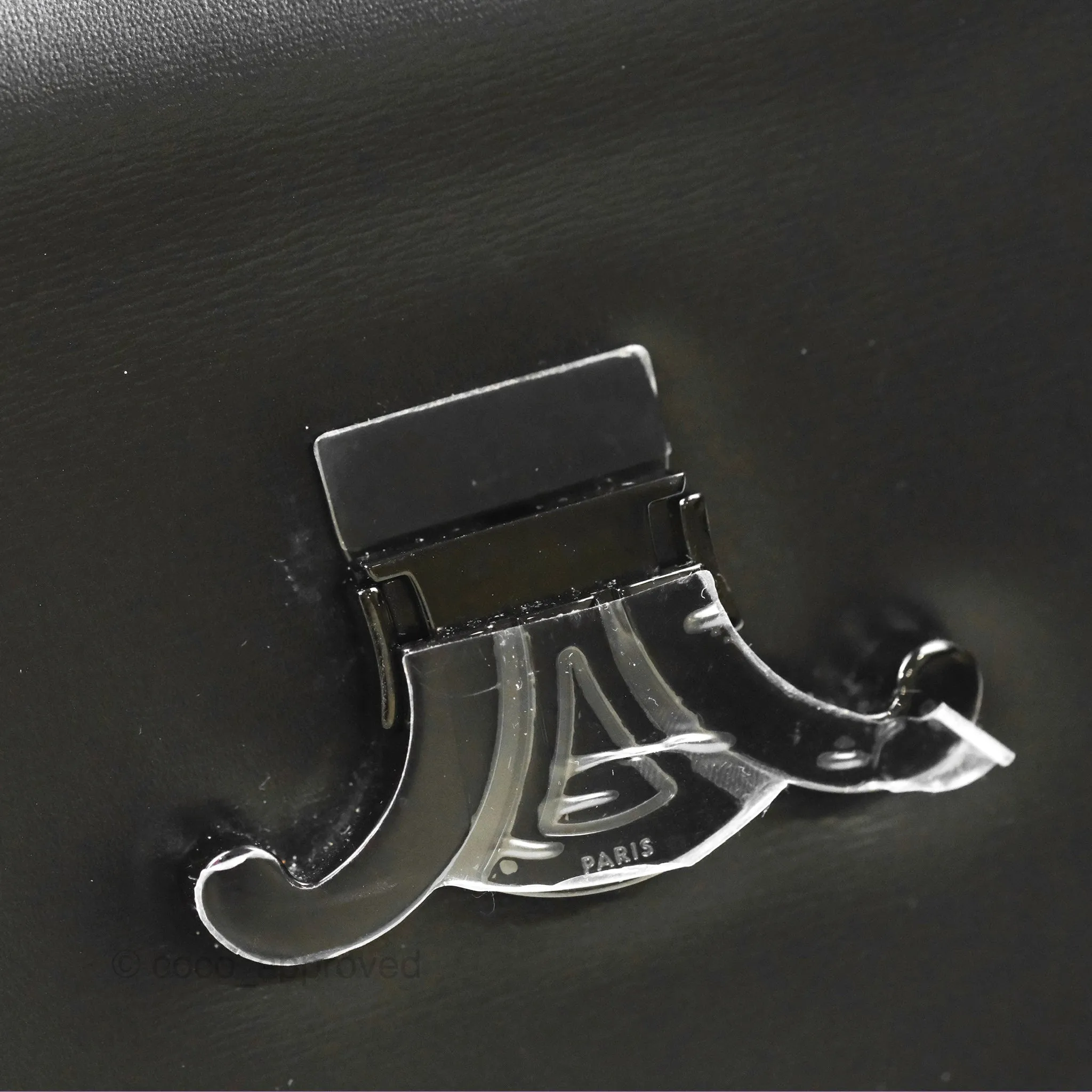 Celine Chain Besace Clea Shiny Calfskin So Black