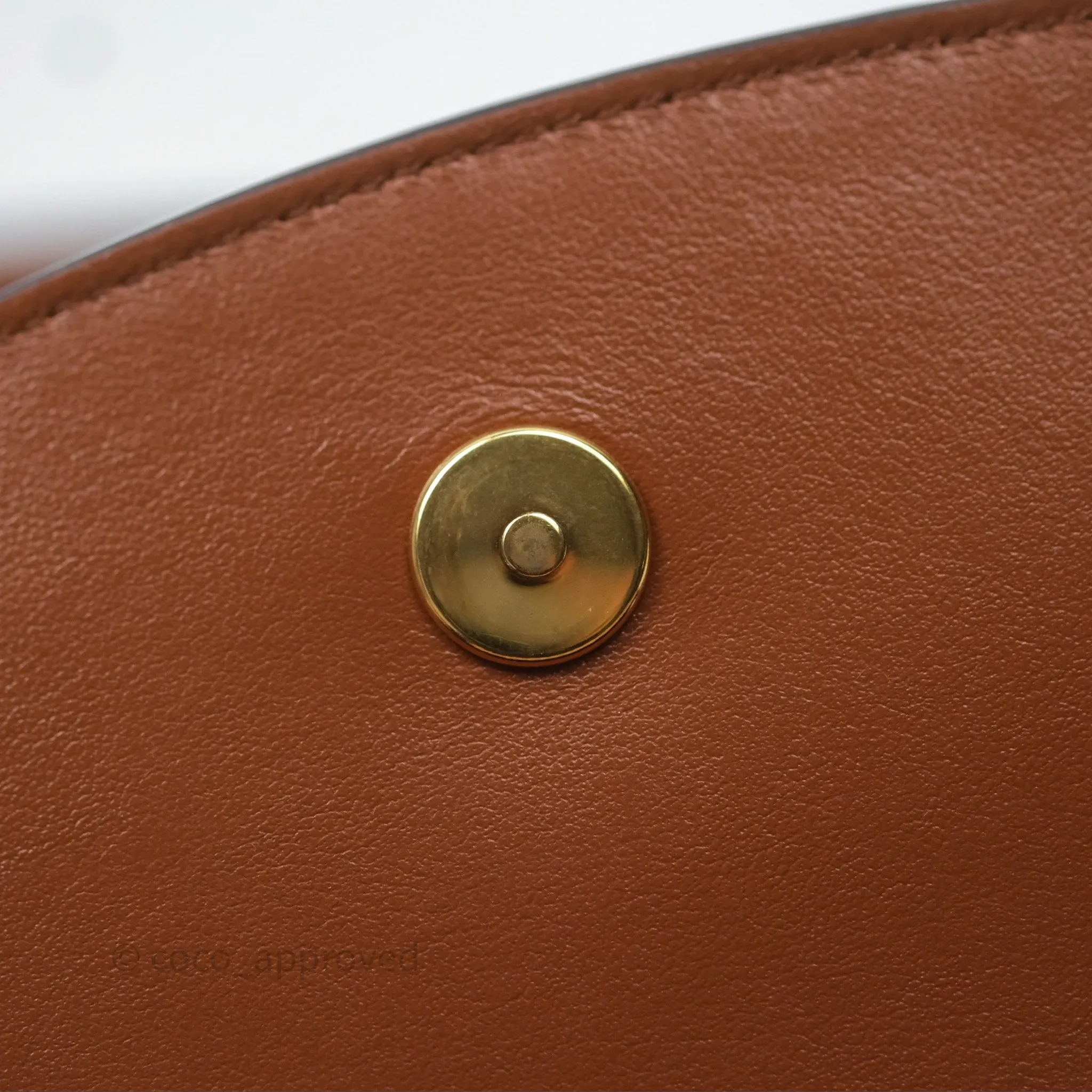 Celine Clutch on Strap in Tartan Textile and Natural Calfskin