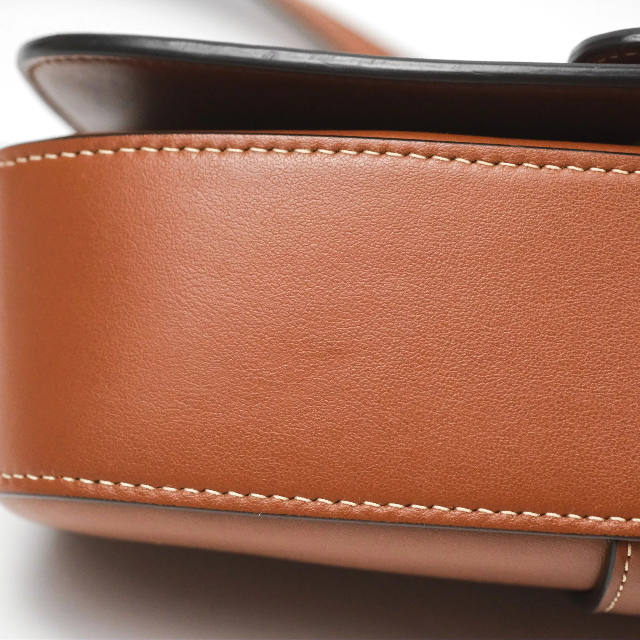 Celine Clutch on Strap Tabou Tan Calfskin