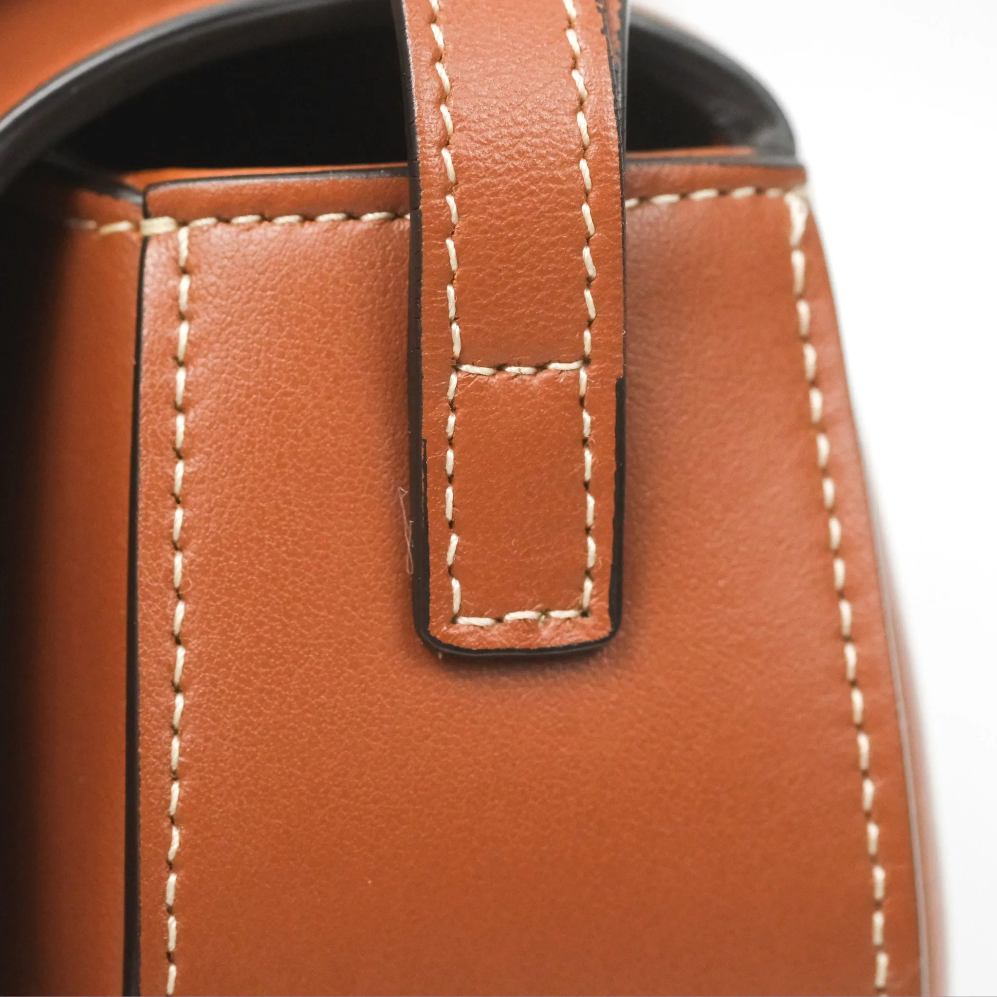 Celine Clutch on Strap Tabou Tan Calfskin
