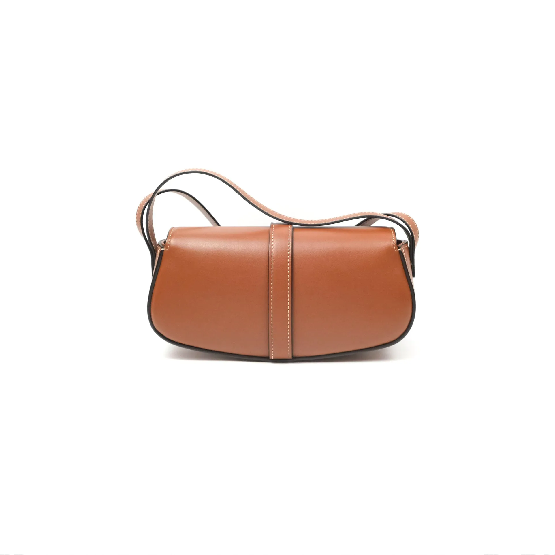 Celine Clutch on Strap Tabou Tan Calfskin