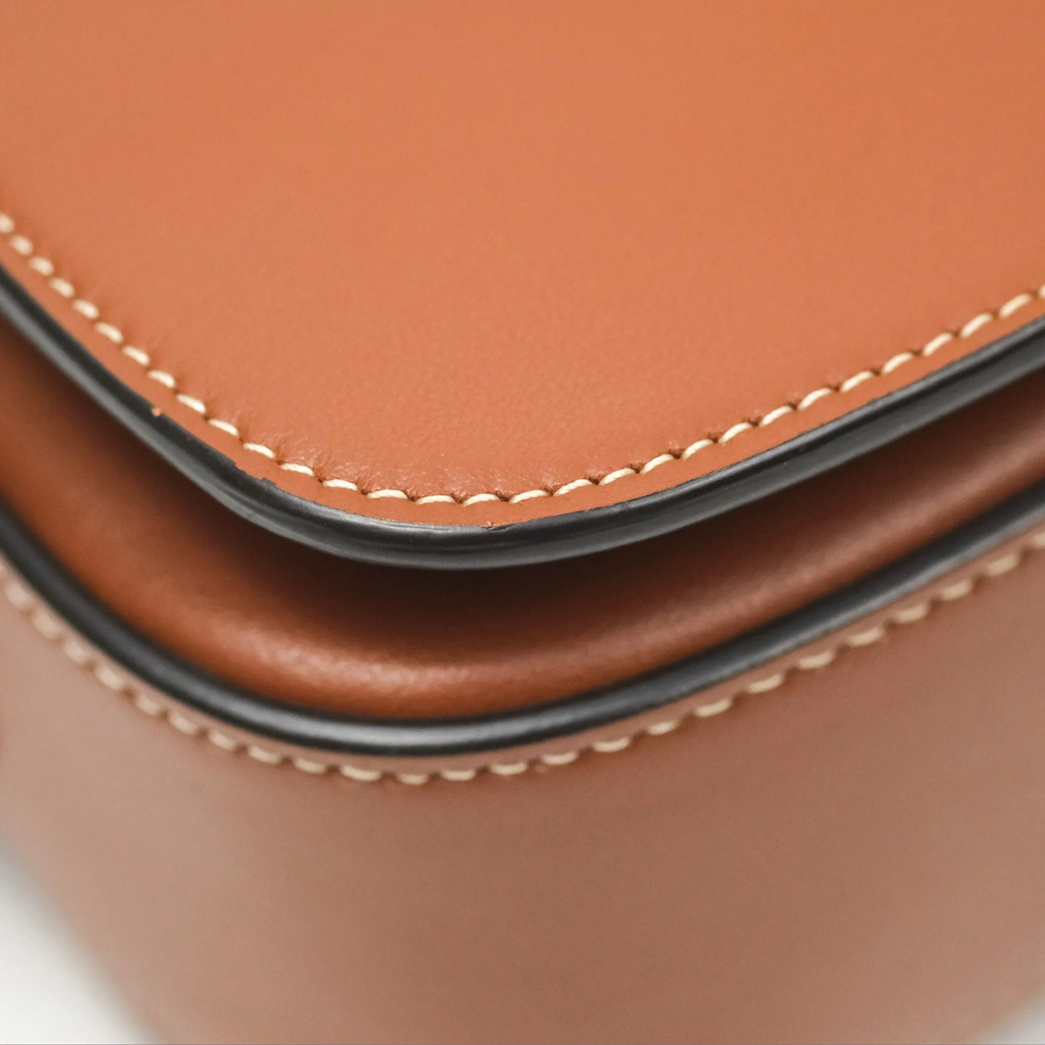 Celine Clutch on Strap Tabou Tan Calfskin
