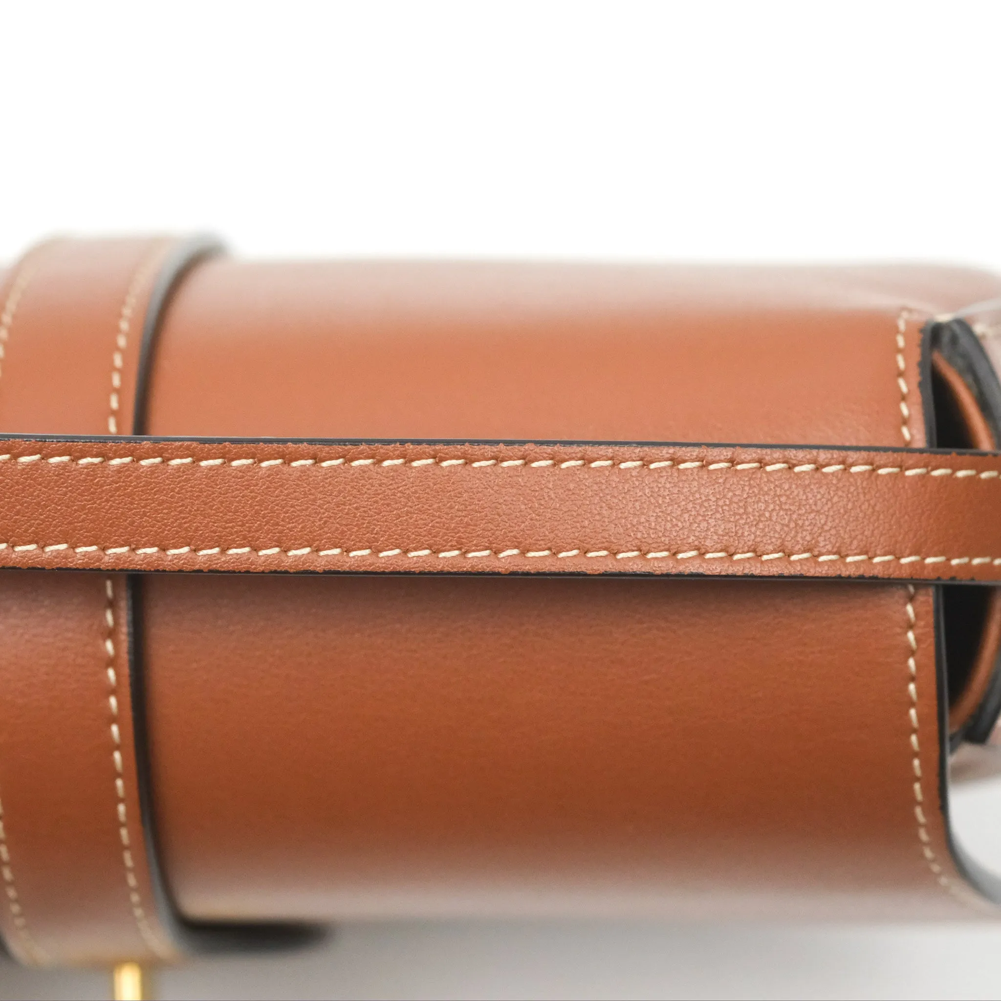 Celine Clutch on Strap Tabou Tan Calfskin