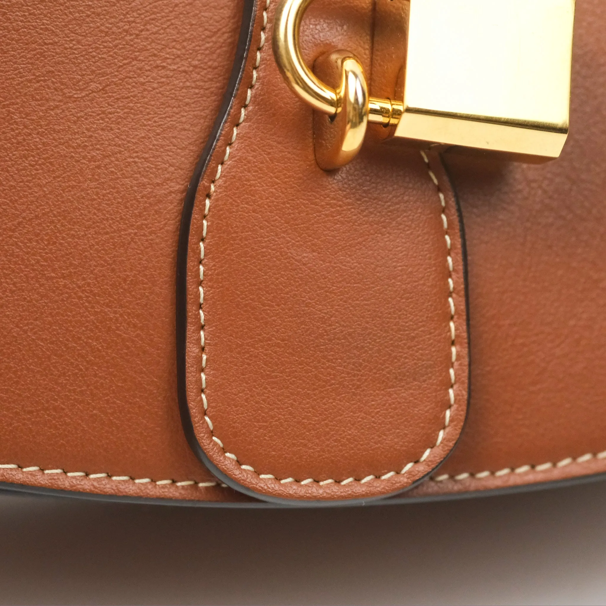 Celine Clutch on Strap Tabou Tan Calfskin
