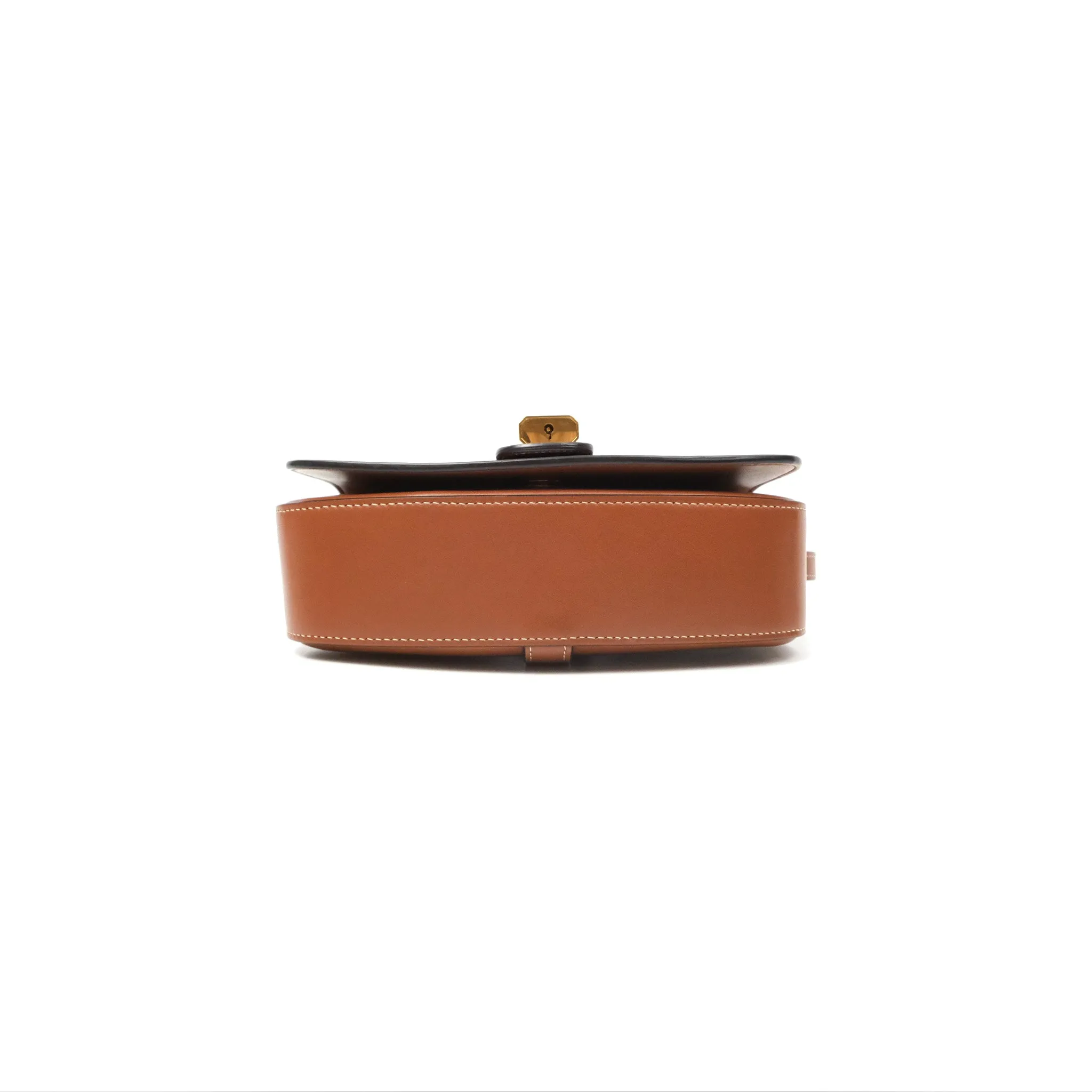 Celine Clutch on Strap Tabou Tan Calfskin