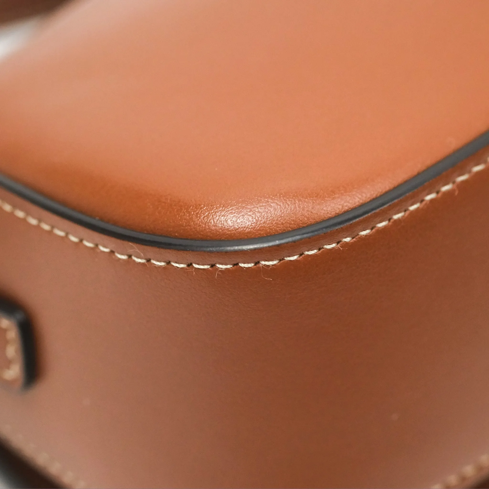 Celine Clutch on Strap Tabou Tan Calfskin
